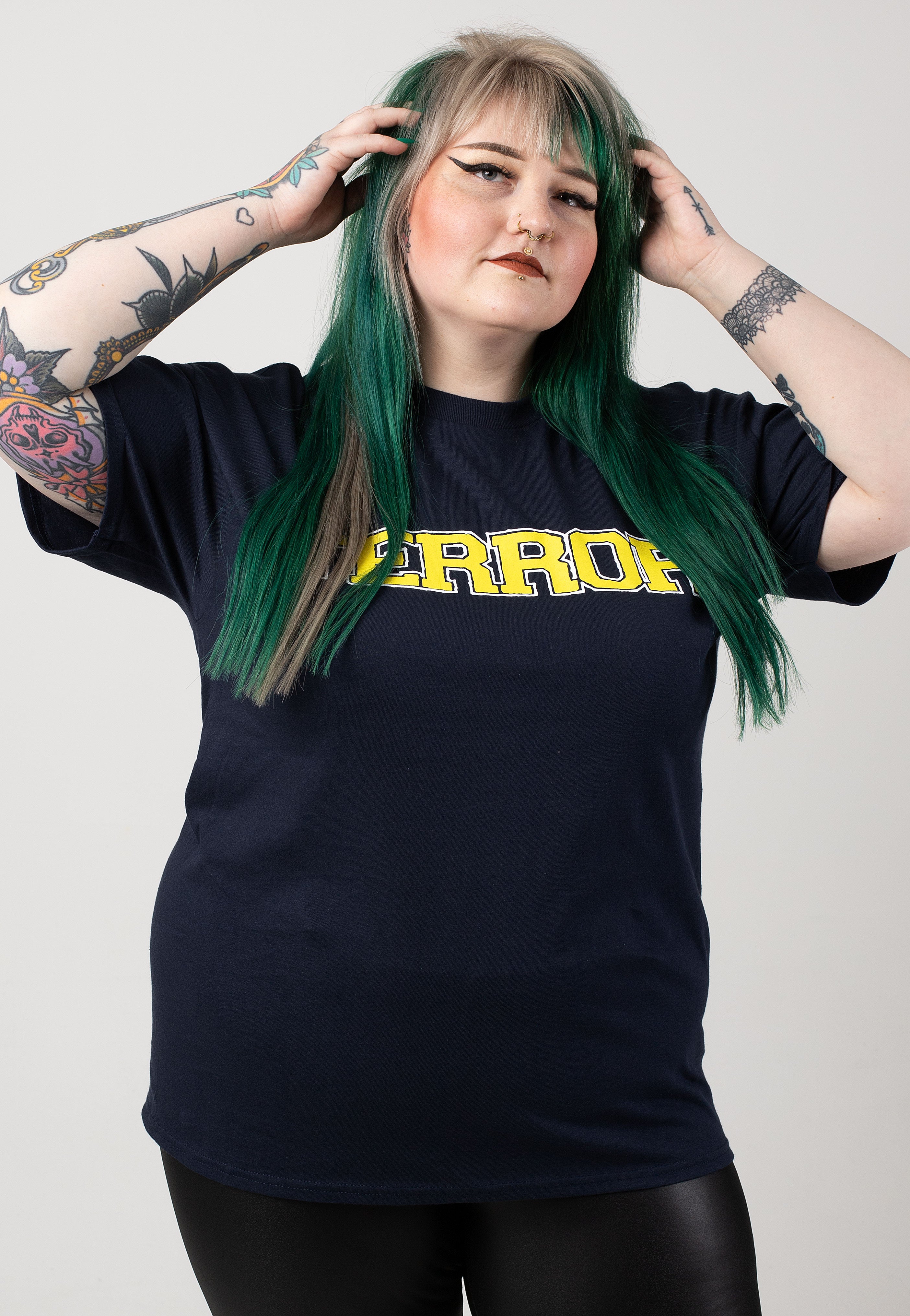 Terror - True Terror Crew Navy - T-Shirt | Women-Image