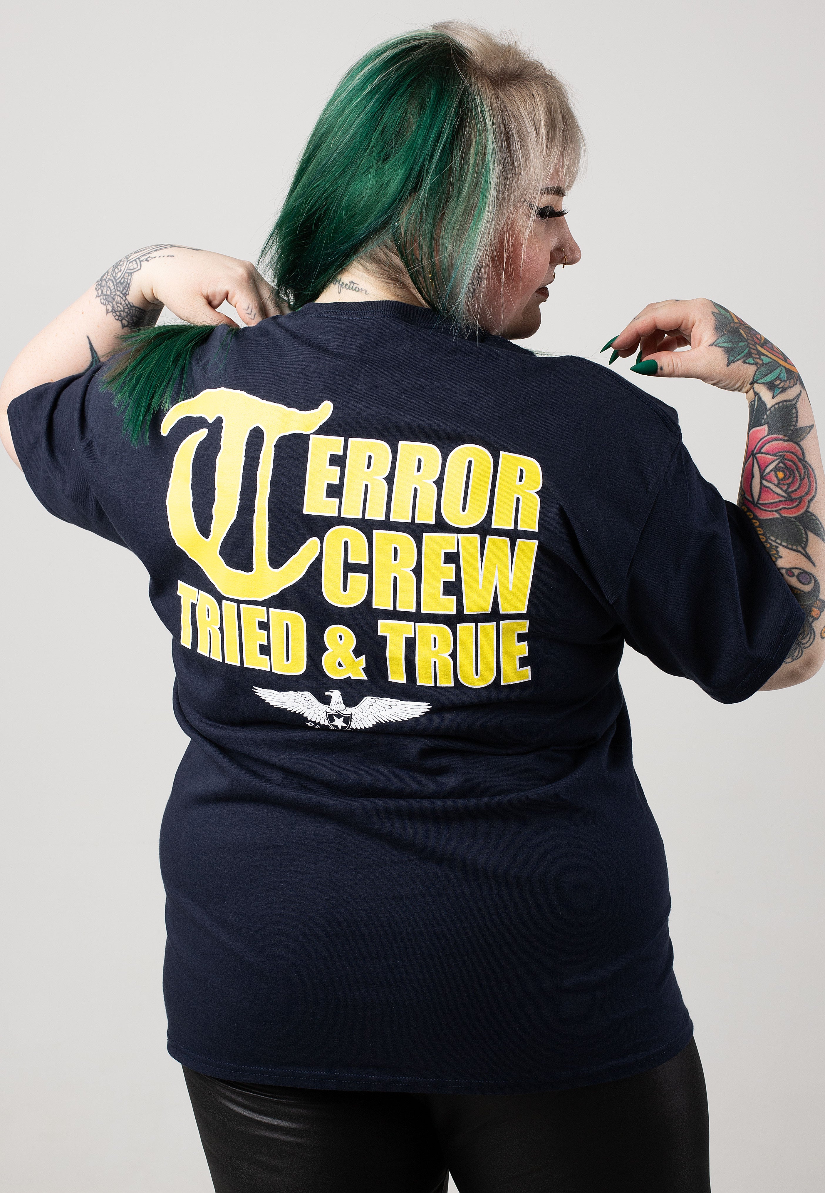 Terror - True Terror Crew Navy - T-Shirt | Women-Image