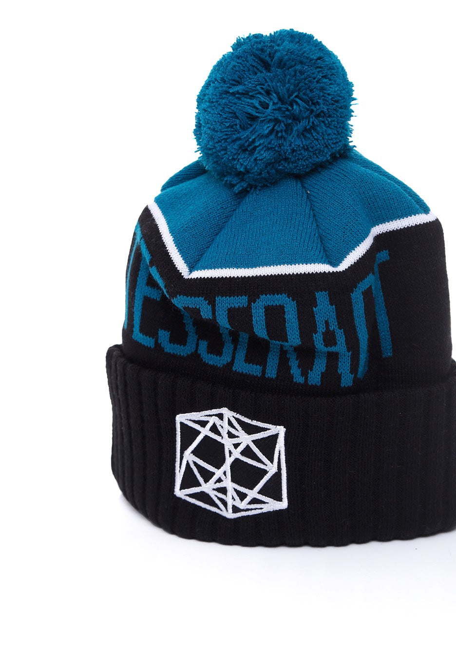 Tesseract - Cube - Pom Beanie | Neutral-Image