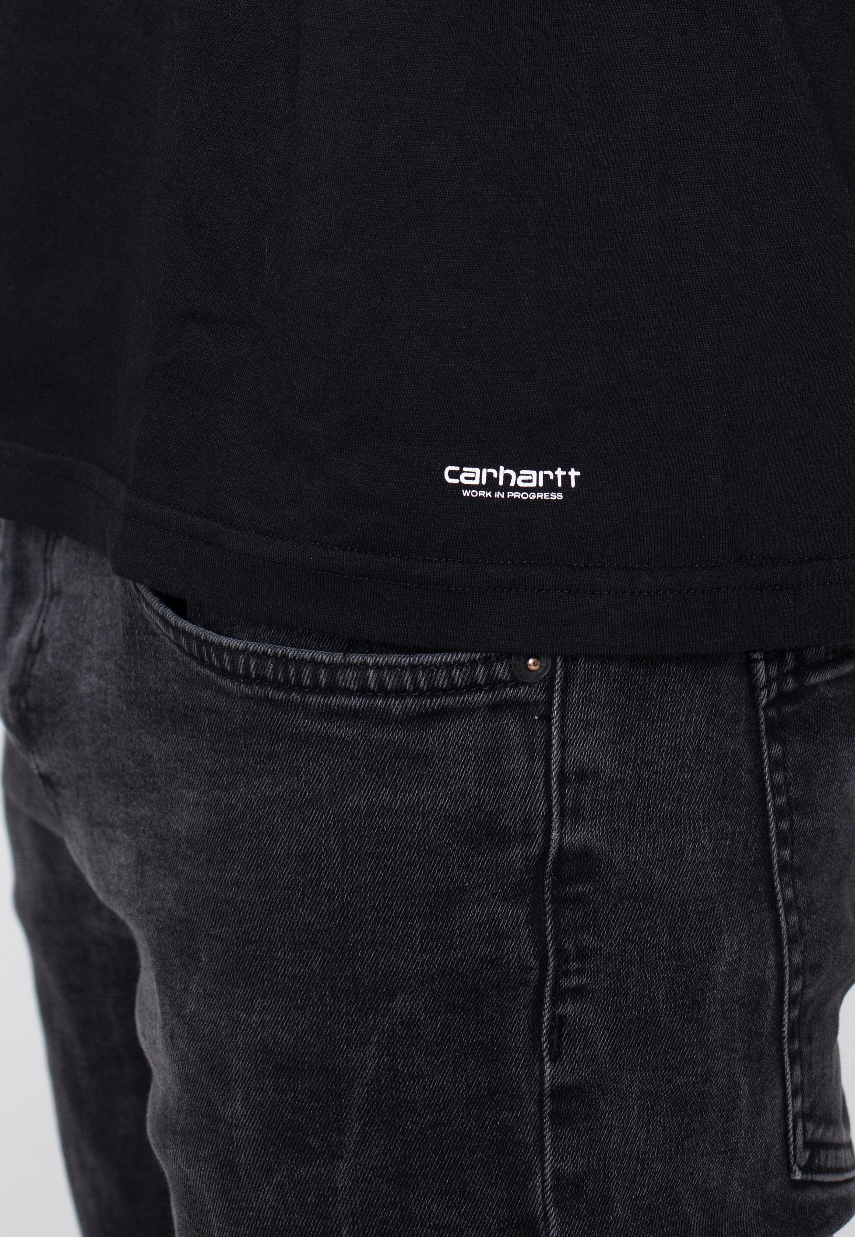 Carhartt WIP - Standard Crew Neck Pack Of 2 Black/Black - T-Shirt | Men-Image