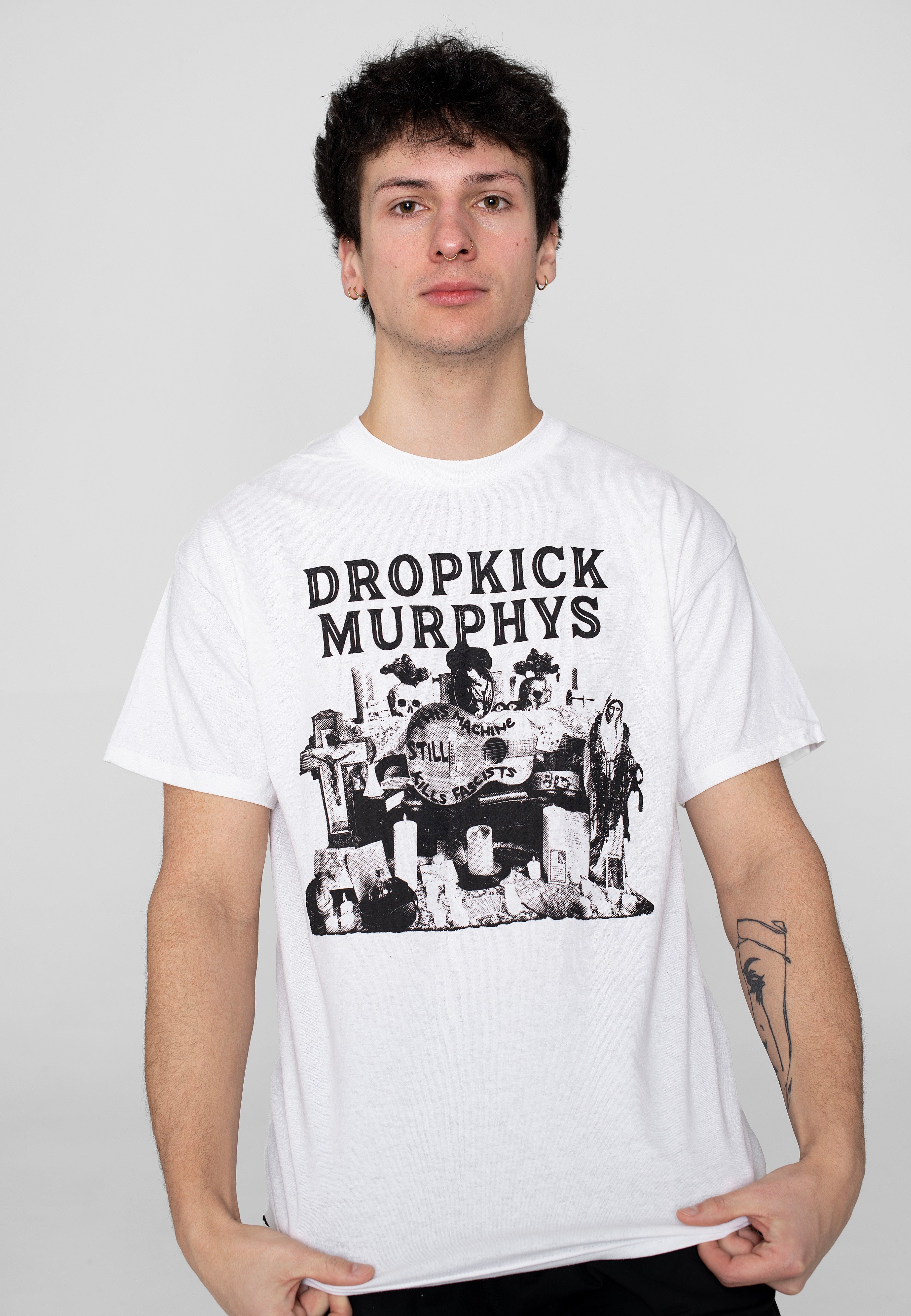 Dropkick Murphys - This Machine Still Kills Fascists Cover White - T-Shirt | Men-Image