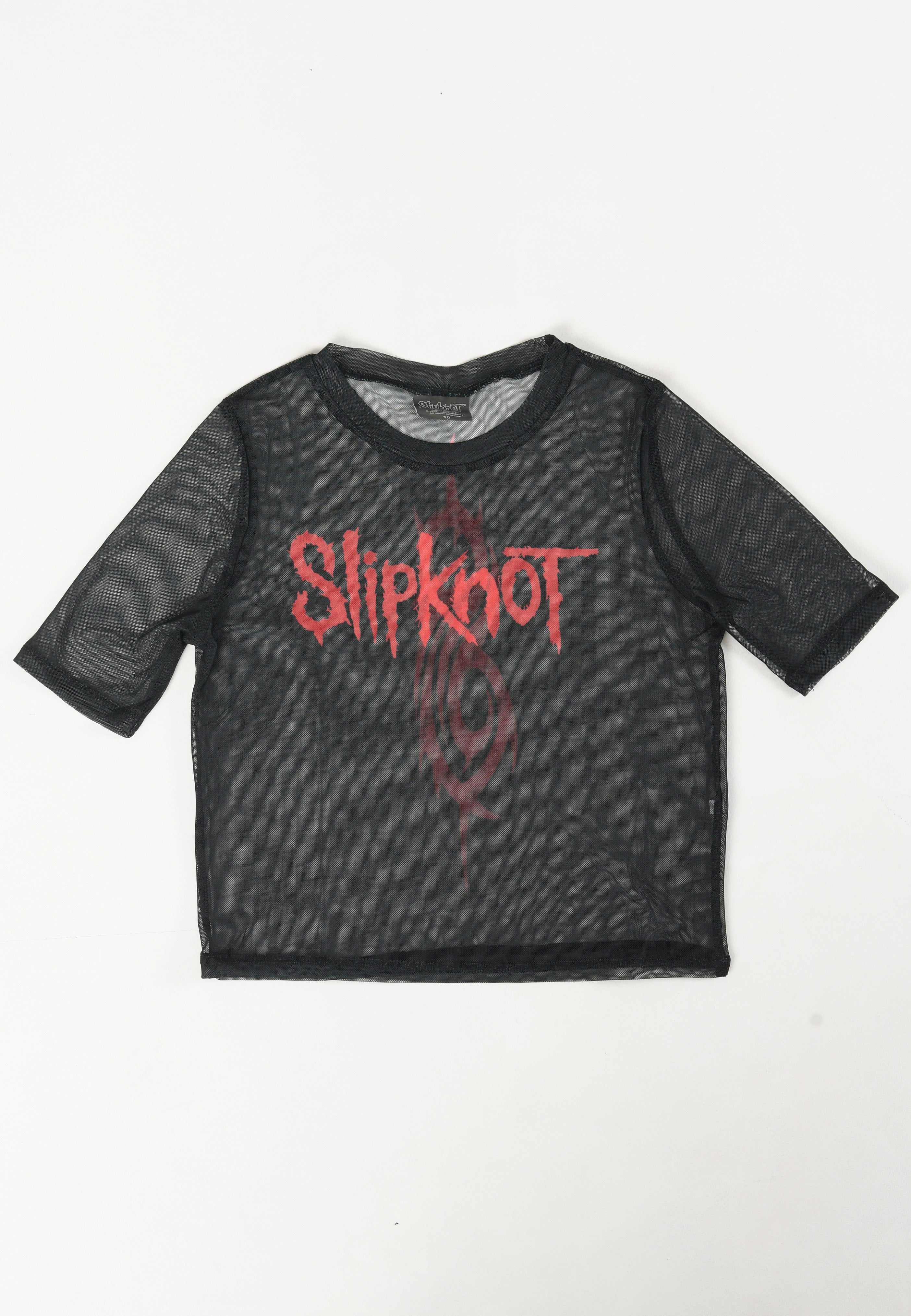 Slipknot - Logo Cropped Mesh - Girly | Women-Image