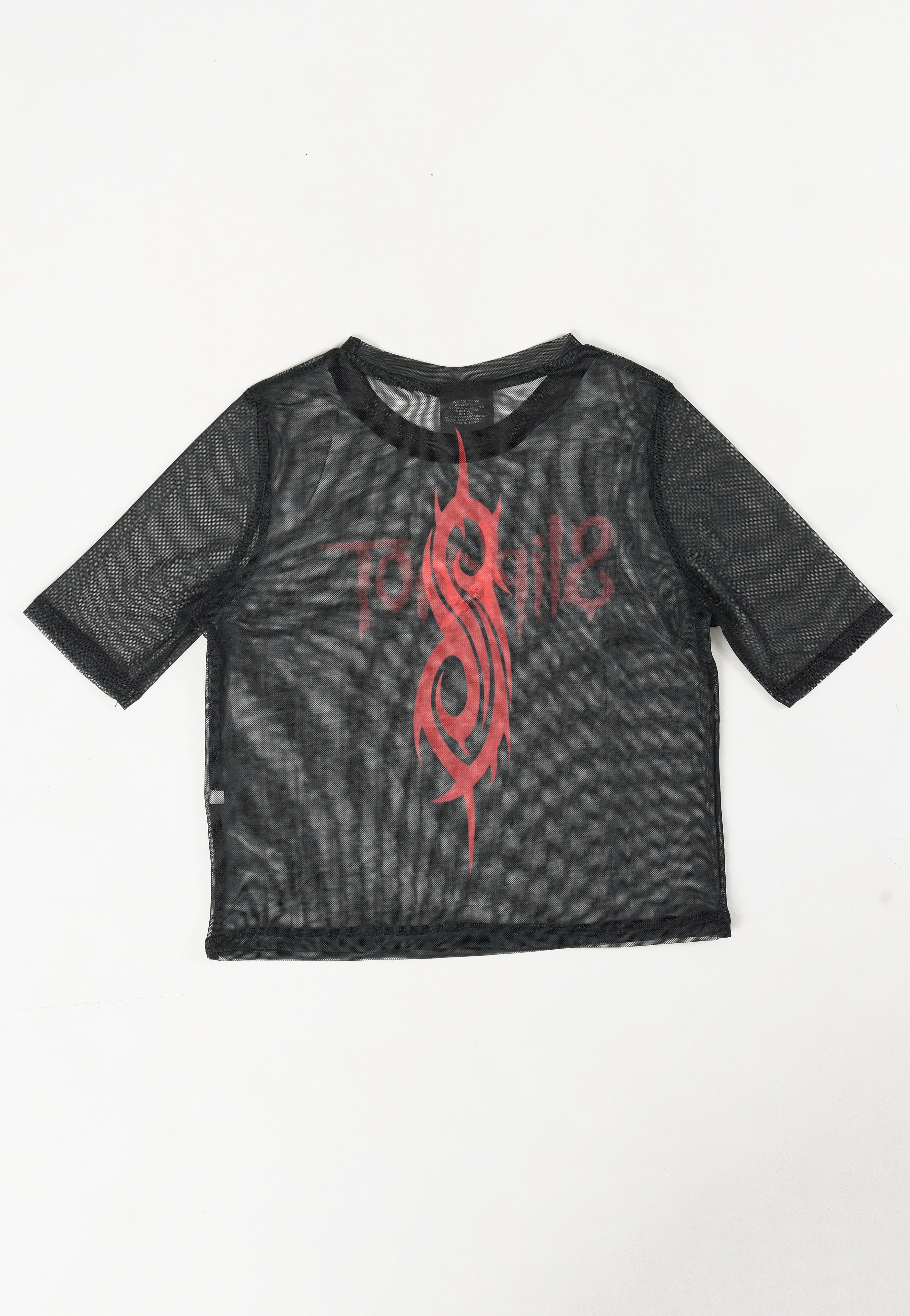 Slipknot - Logo Cropped Mesh - Girly | Women-Image