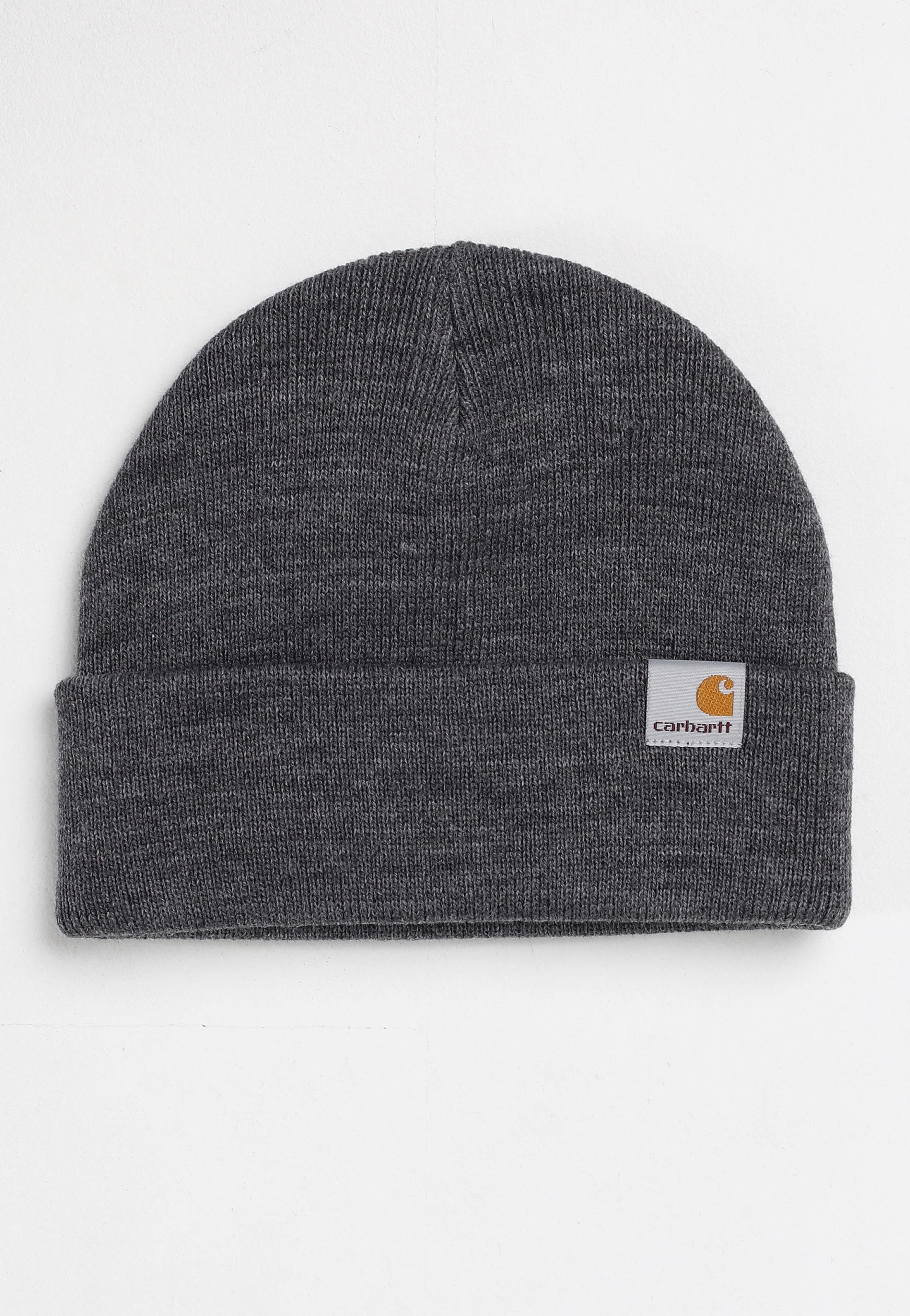 Carhartt WIP - Stratus Low Dark Grey Heather - Beanie | Neutral-Image