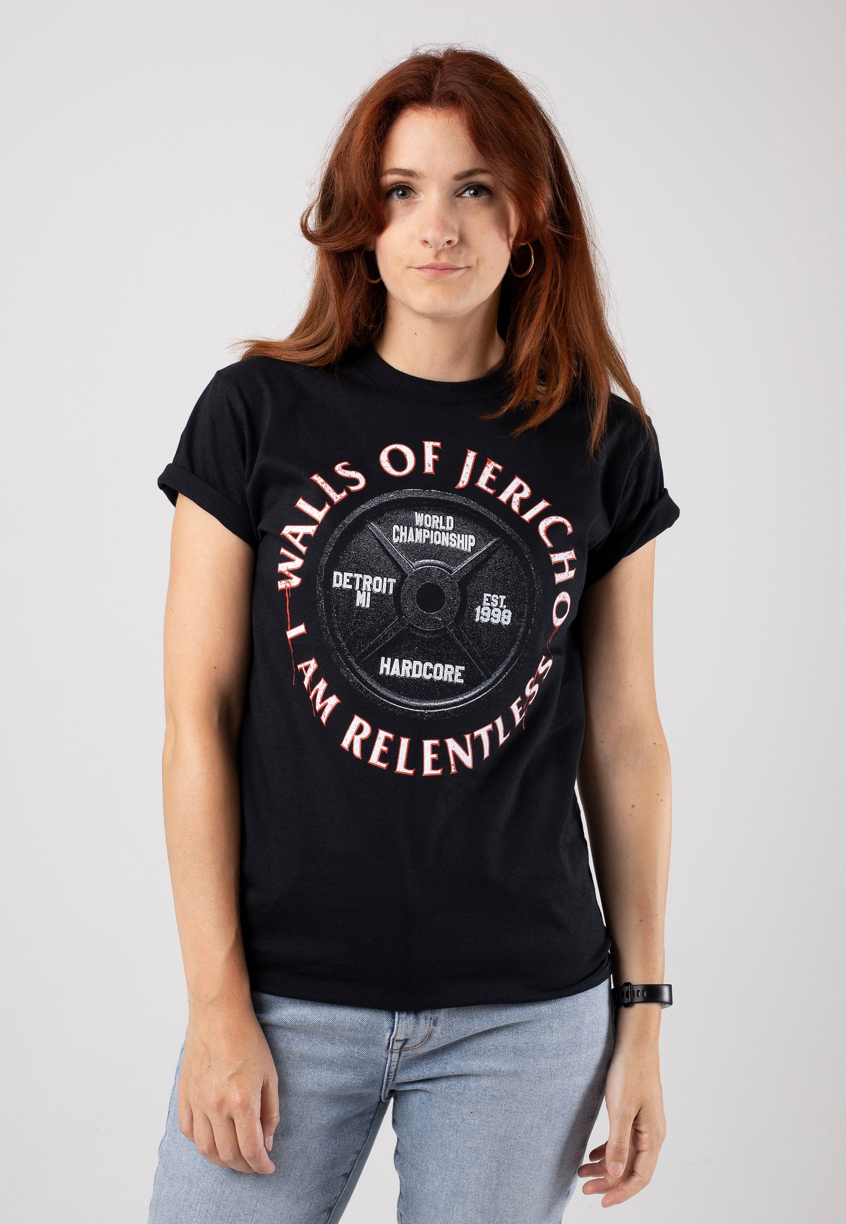 Walls Of Jericho - Bloody Barbell - T-Shirt | Women-Image