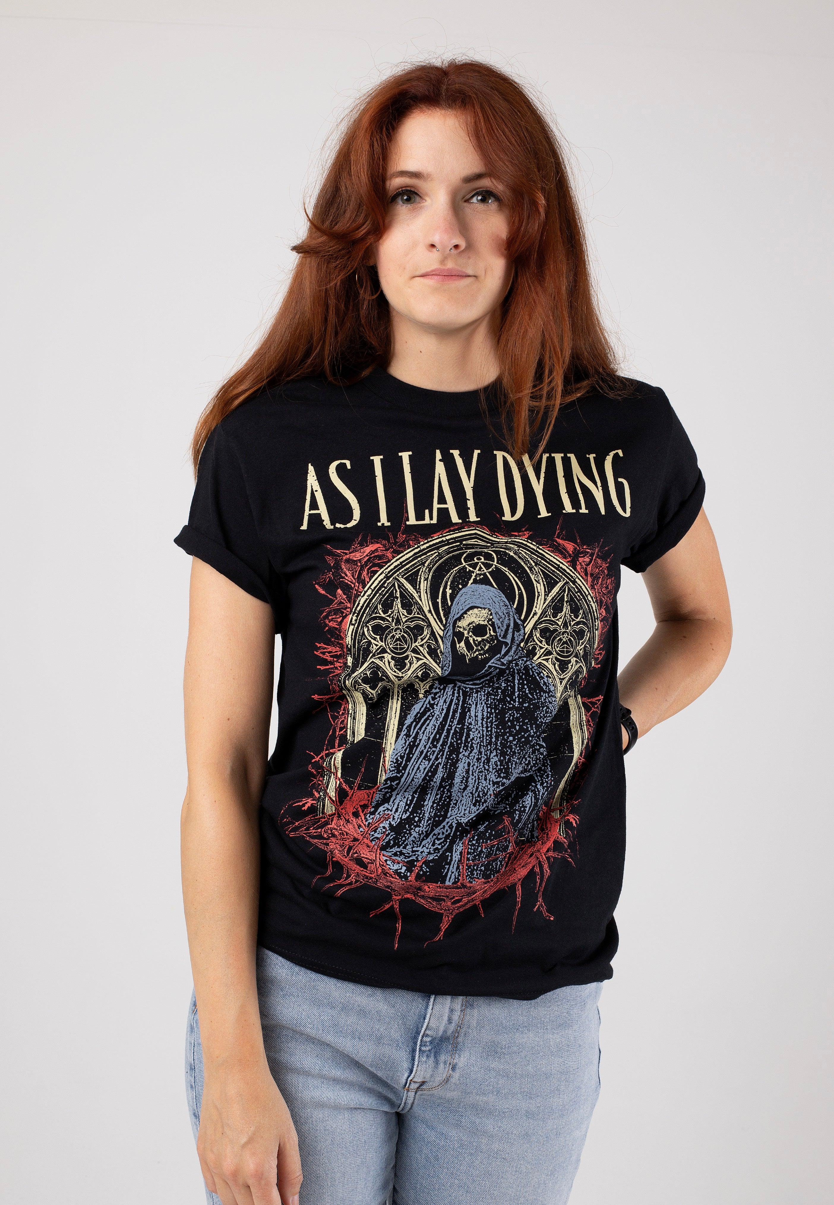 As I Lay Dying - Gothic Skull - T-Shirt | Women-Image