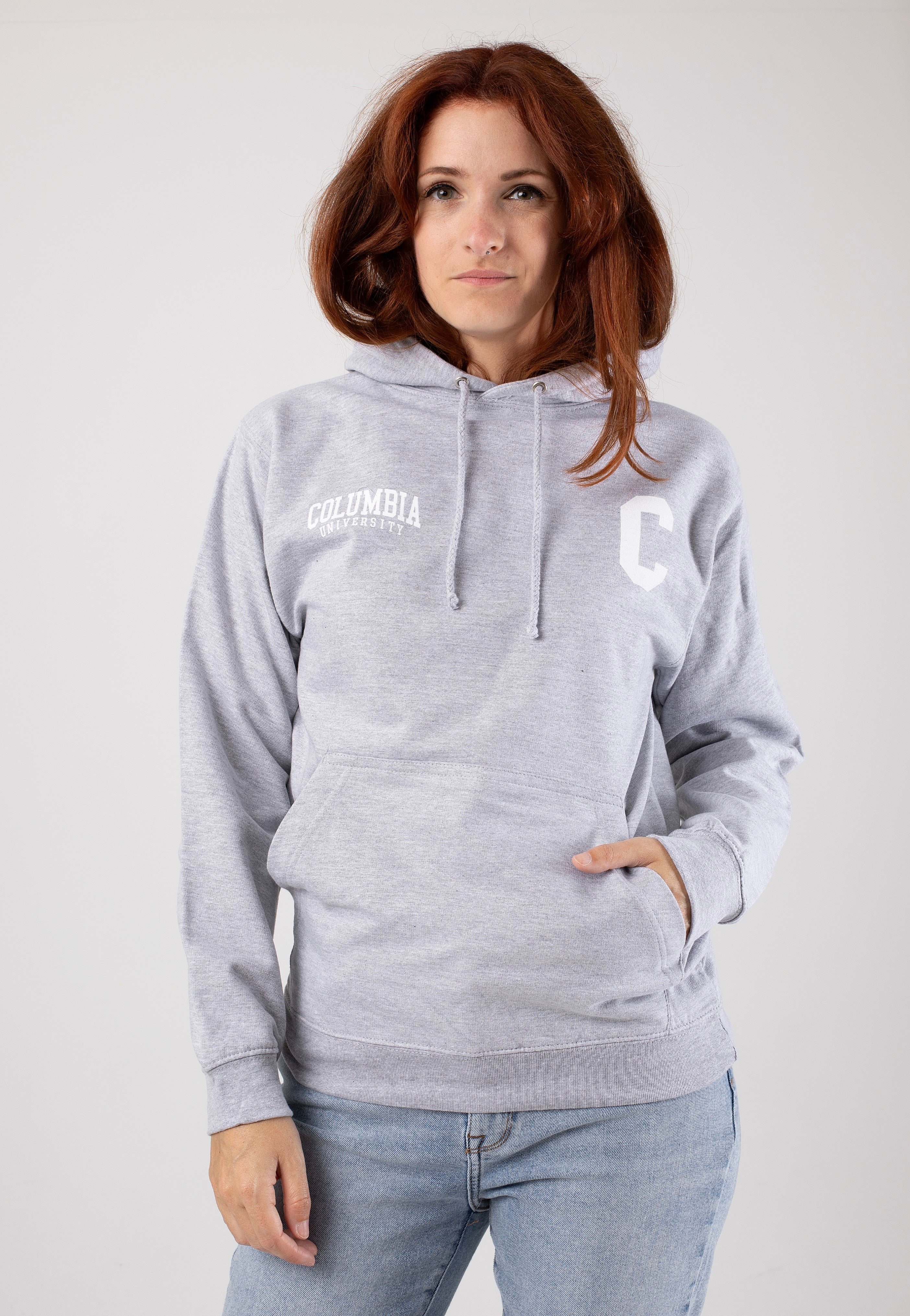 Universities - Columbia University C Heather Grey - Hoodie | Women-Image