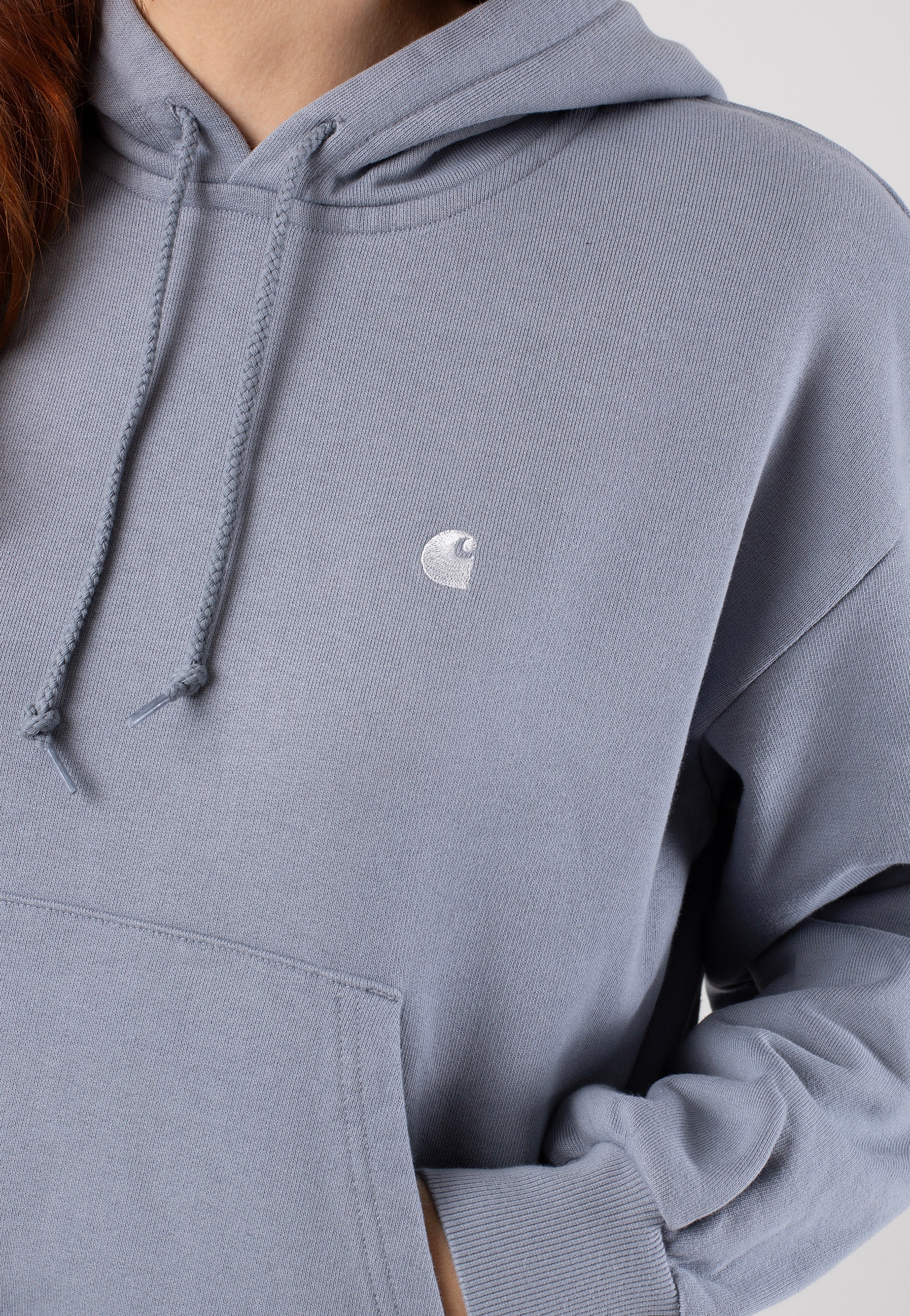 Carhartt WIP - W' Hooded Casey Mirror/Silver - Hoodie | Women-Image