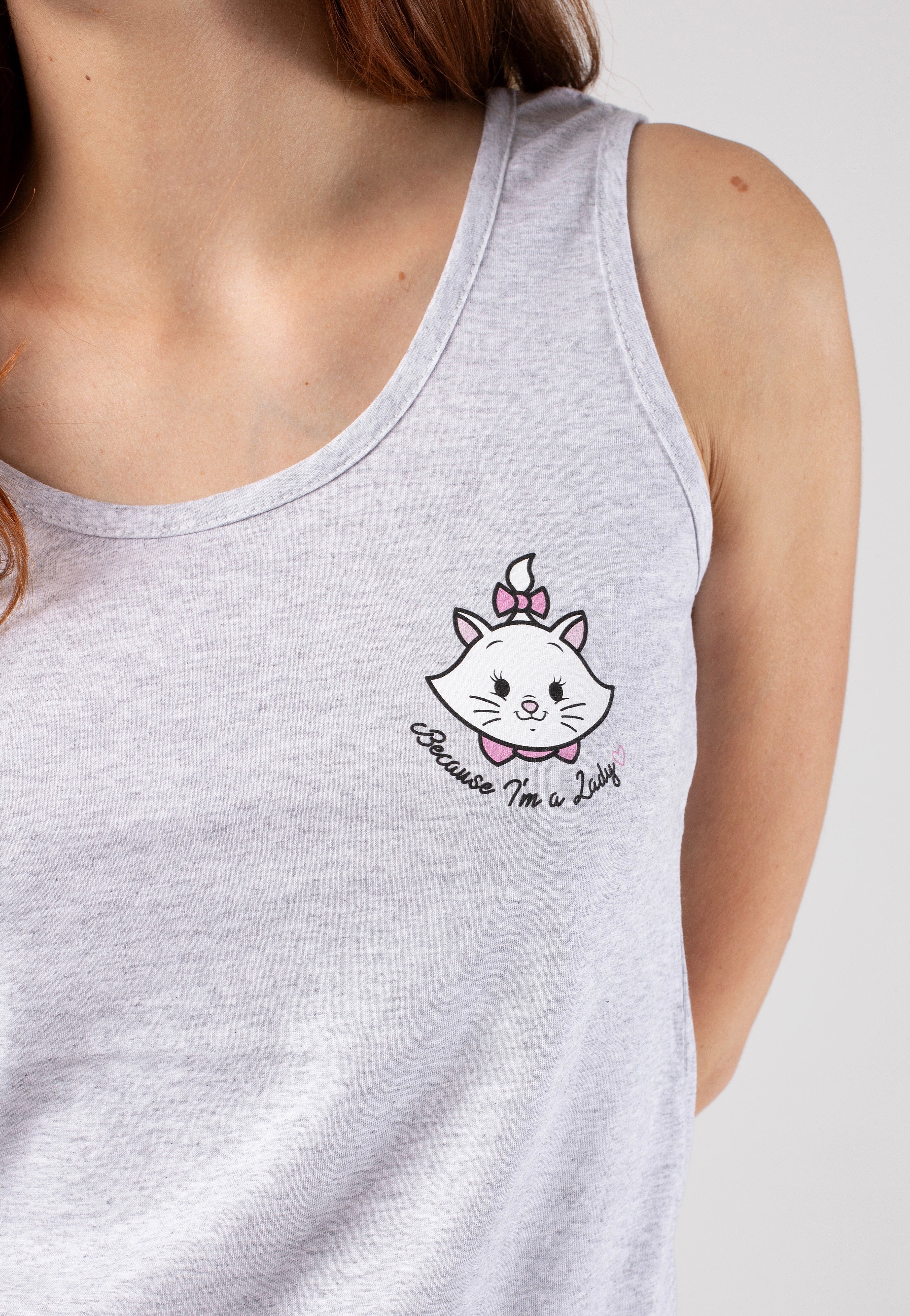 Aristocats - Lady Pocket Heather Grey - Tank | Women-Image