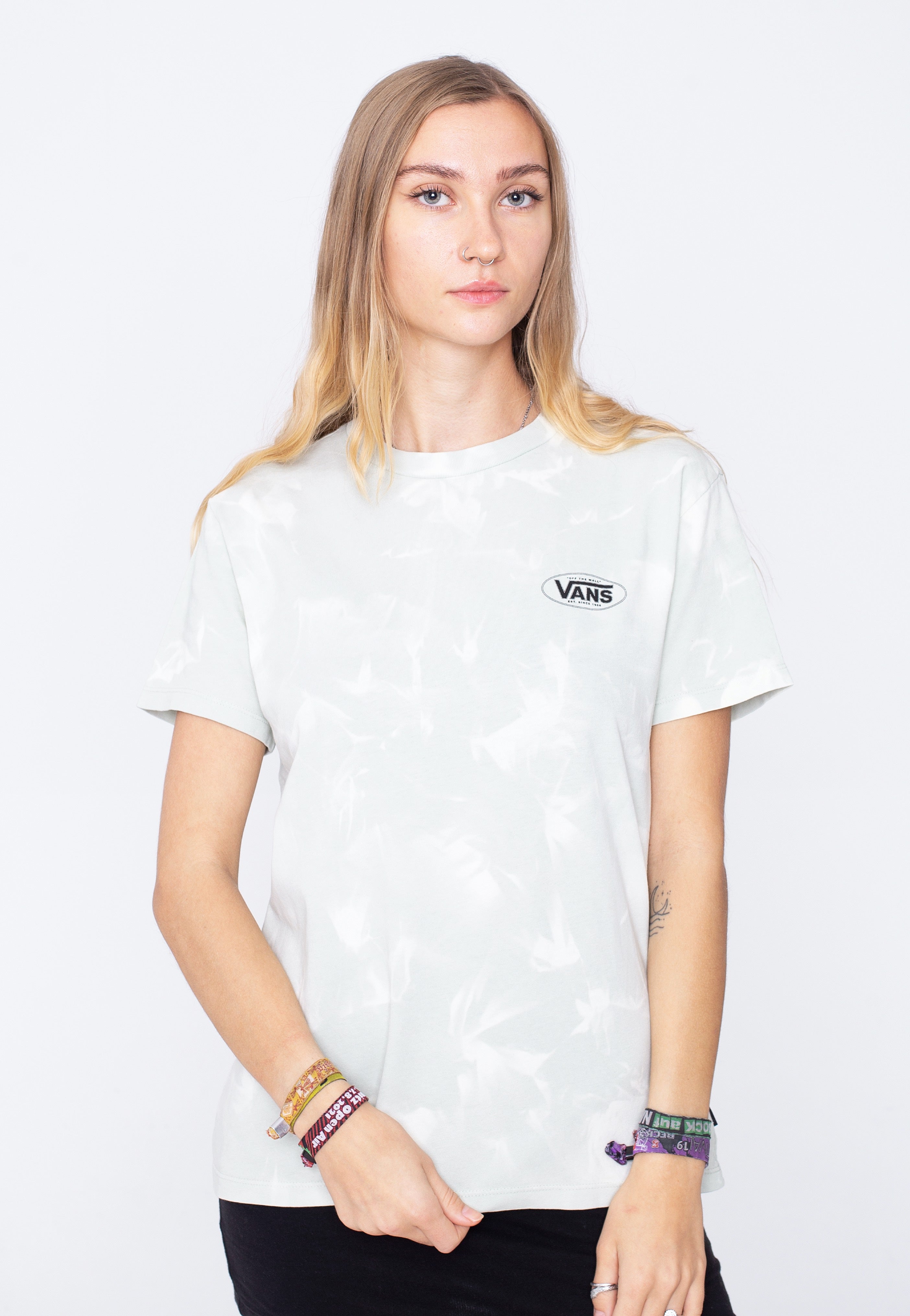 Vans - Reflectionz Celadon Green/Water Wash - T-Shirt | Women-Image