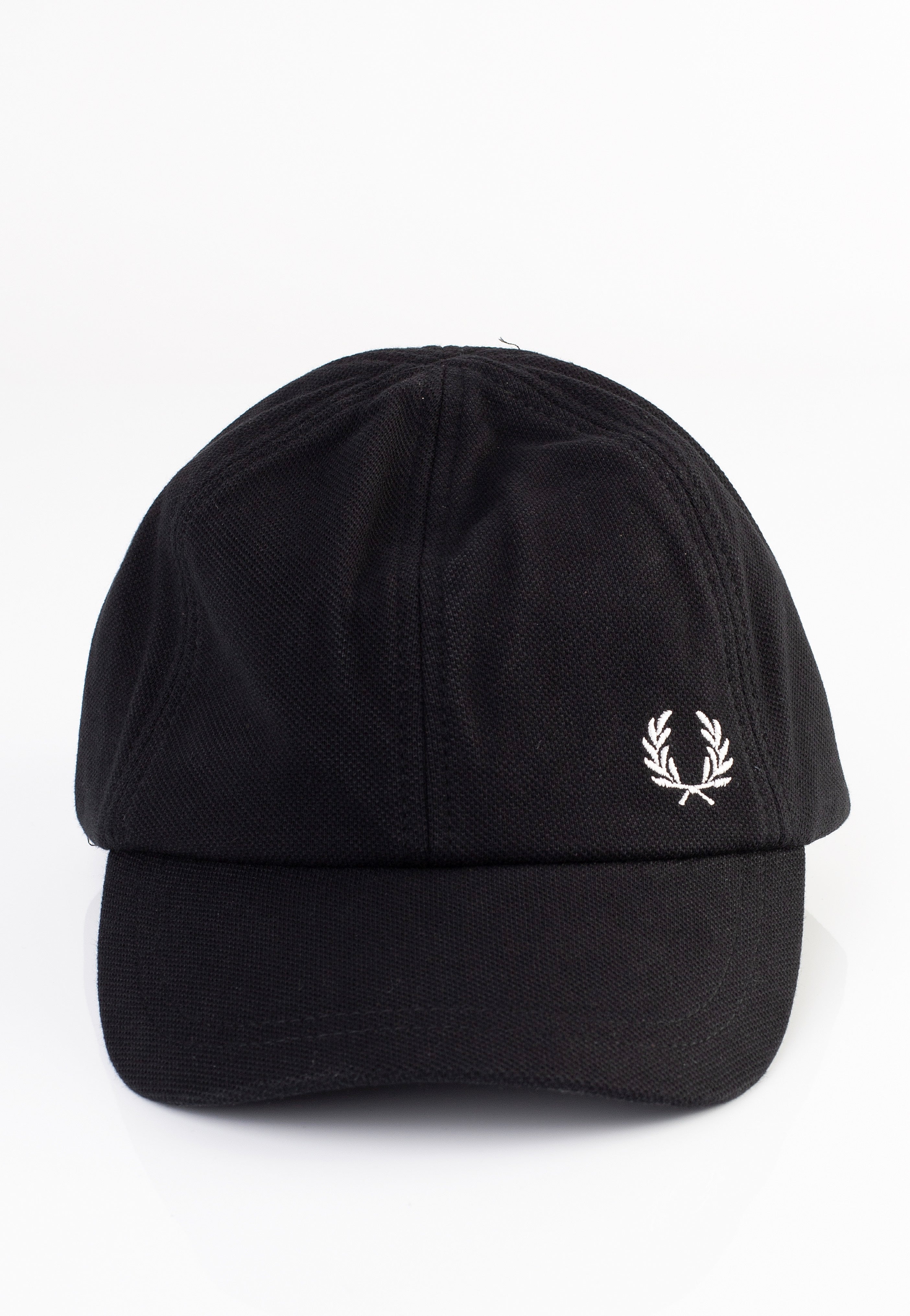 Fred Perry - Pique Classic Cap Black/Snow White - Cap | Neutral-Image