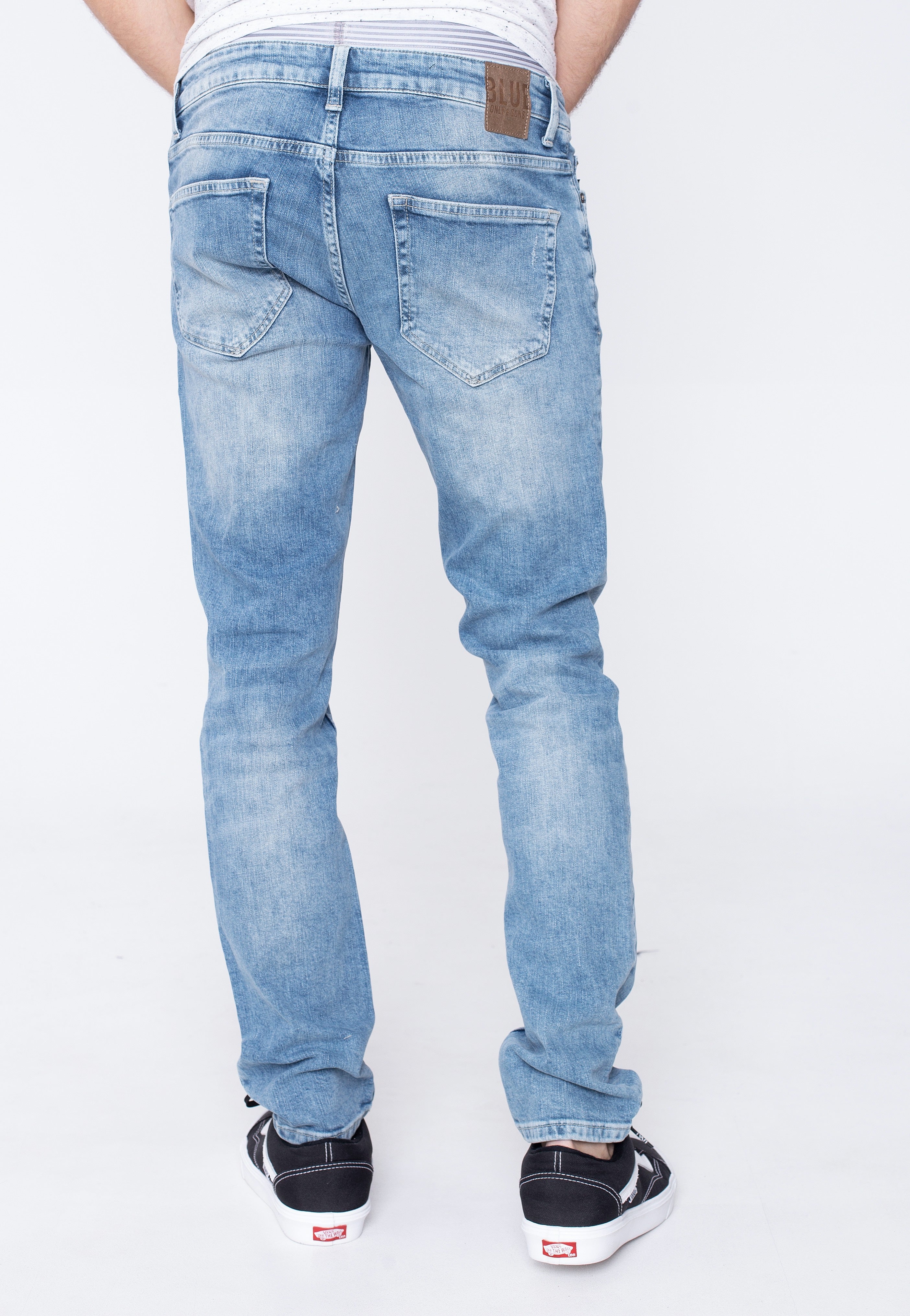 Only & Sons - Loom Slim Lime Blue Denim - Jeans | Men-Image