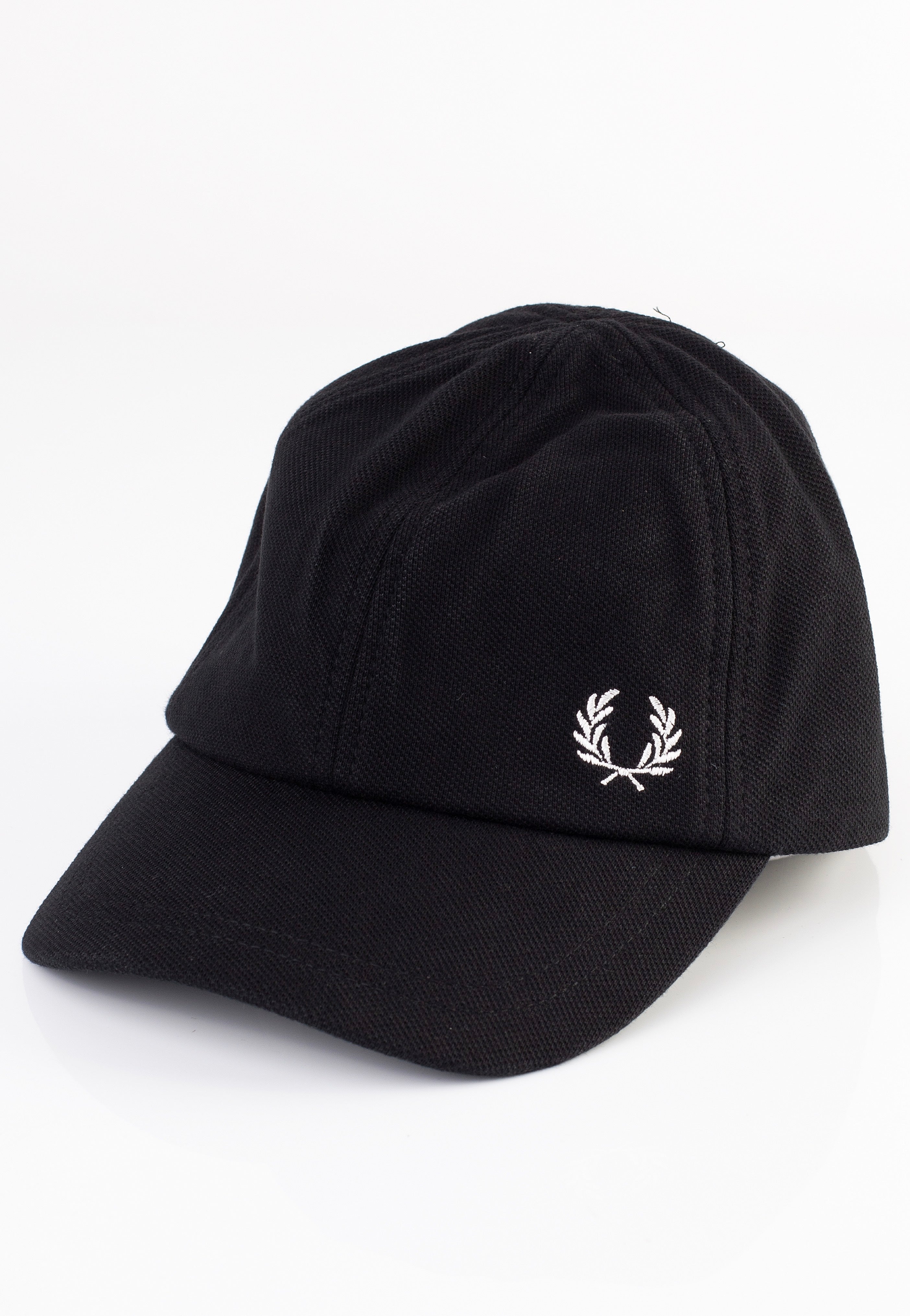 Fred Perry - Pique Classic Cap Black/Snow White - Cap | Neutral-Image