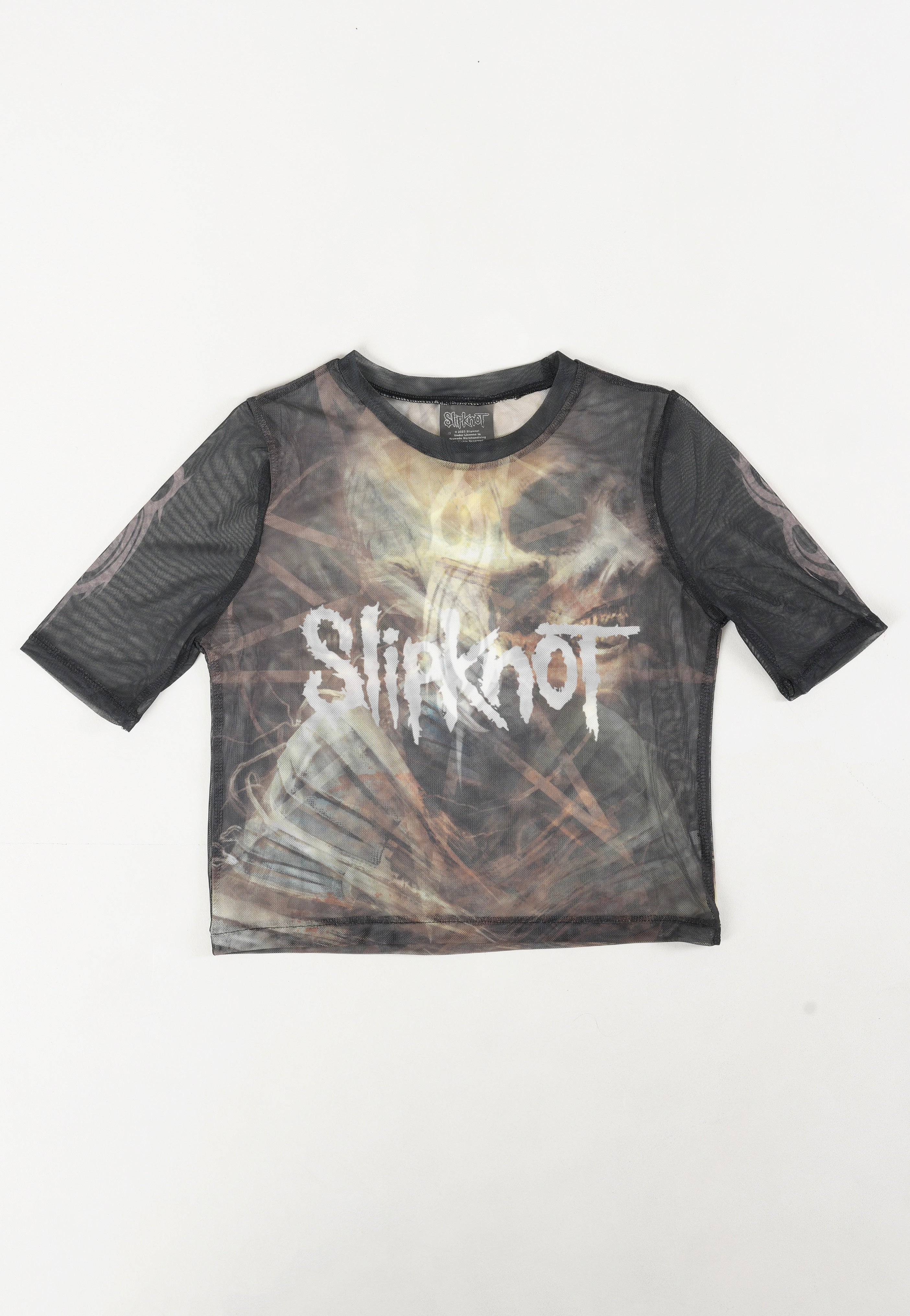 Slipknot - TESF Profile Cropped Mesh - Girly | Women-Image