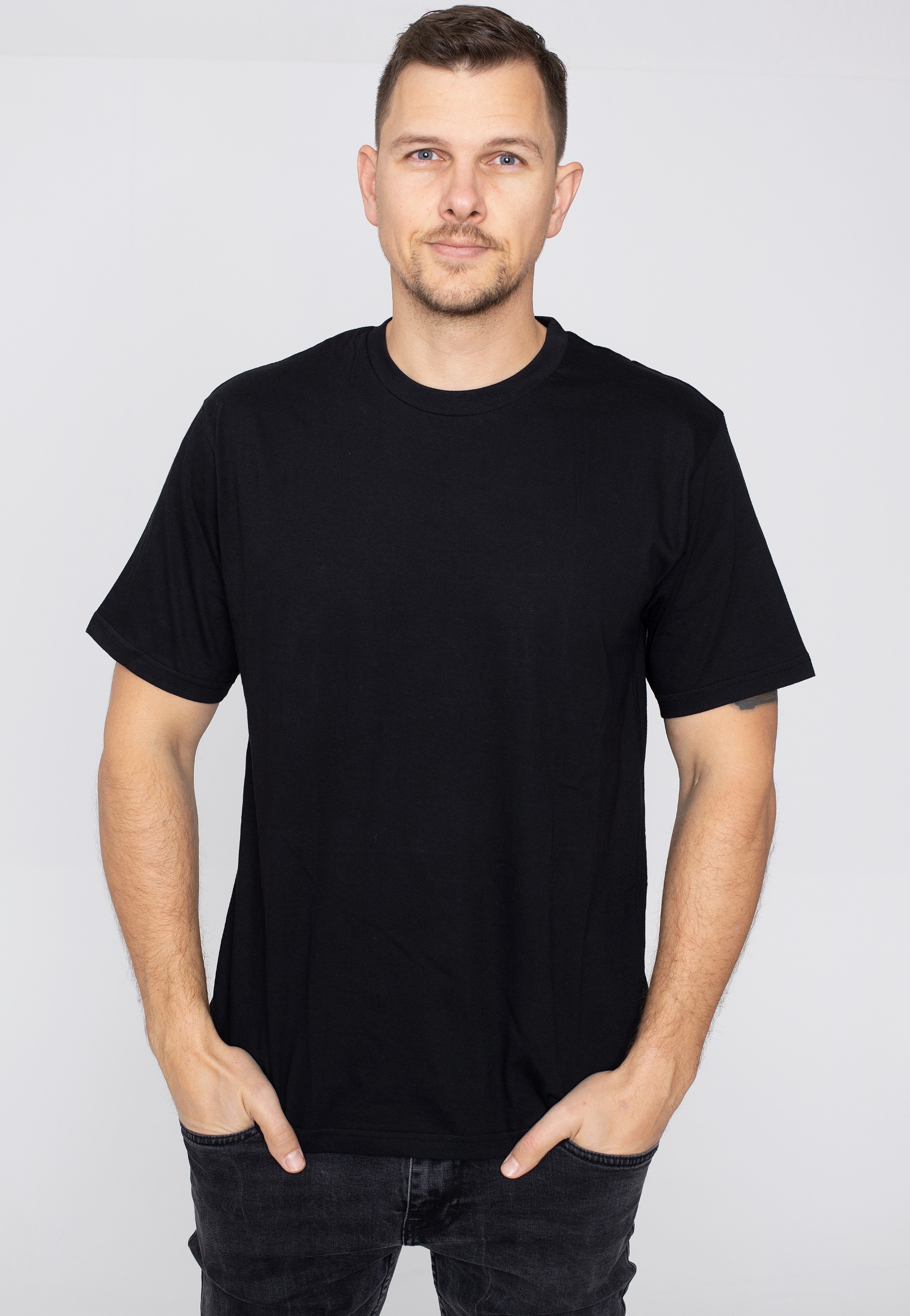 Carhartt WIP - Standard Crew Neck Pack Of 2 Black/Black - T-Shirt | Men-Image