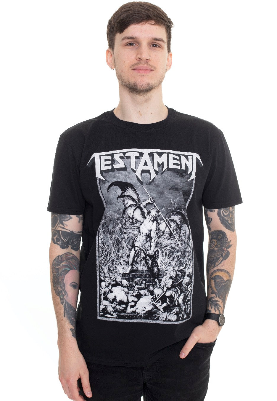 Testament - Pitchfork Horns - T-Shirt | Men-Image