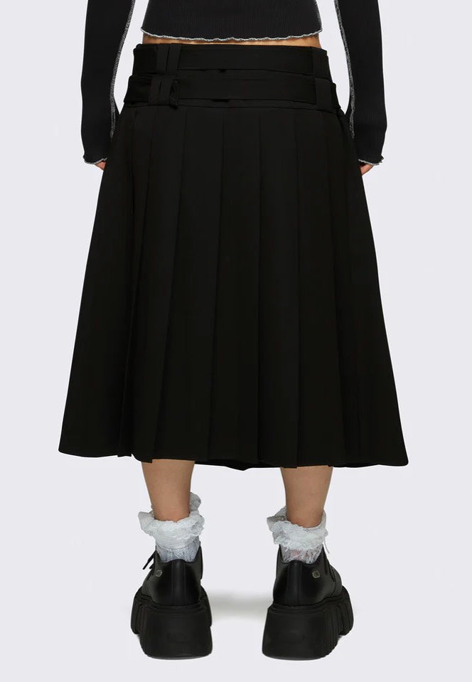 Minga London - Thalia Midi Black - Skirt | Women-Image