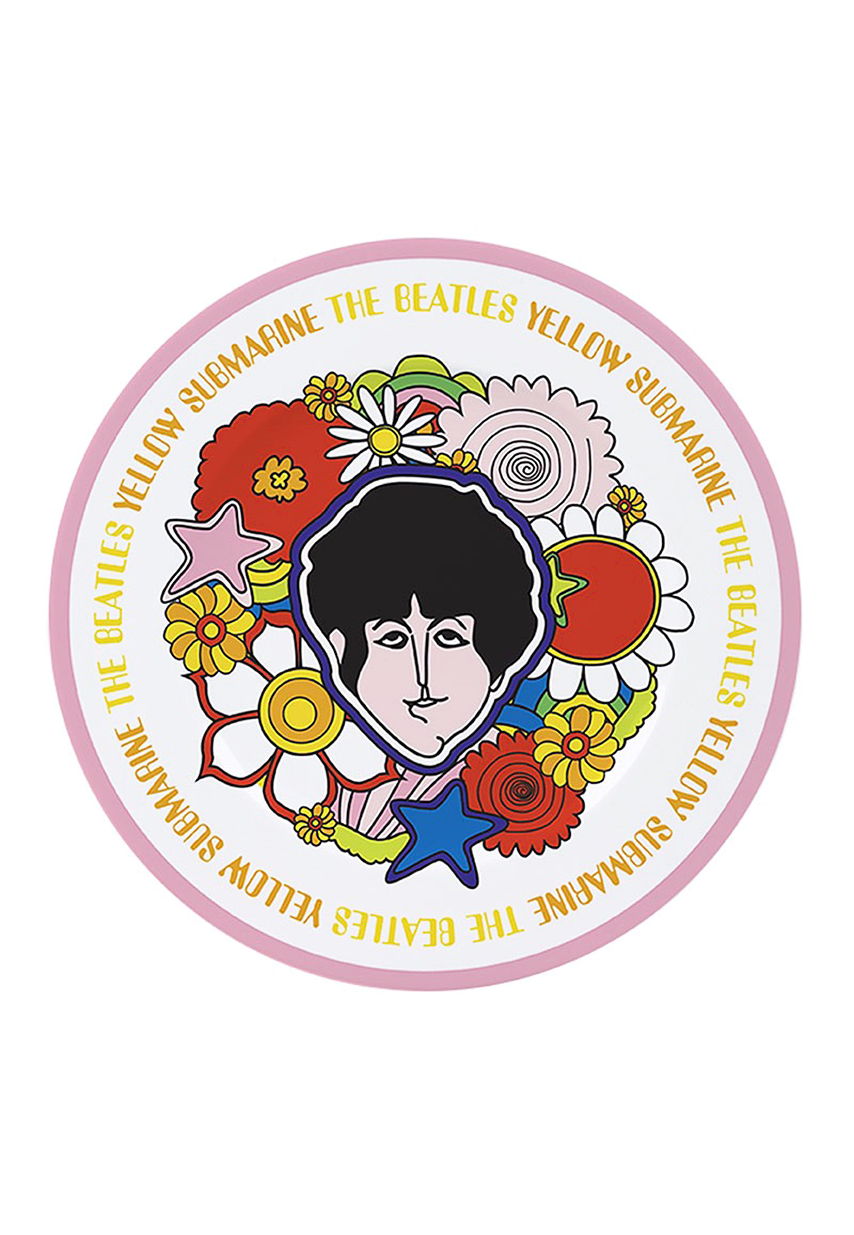 The Beatles - Yellow Sub Flowers - Plates | Neutral-Image