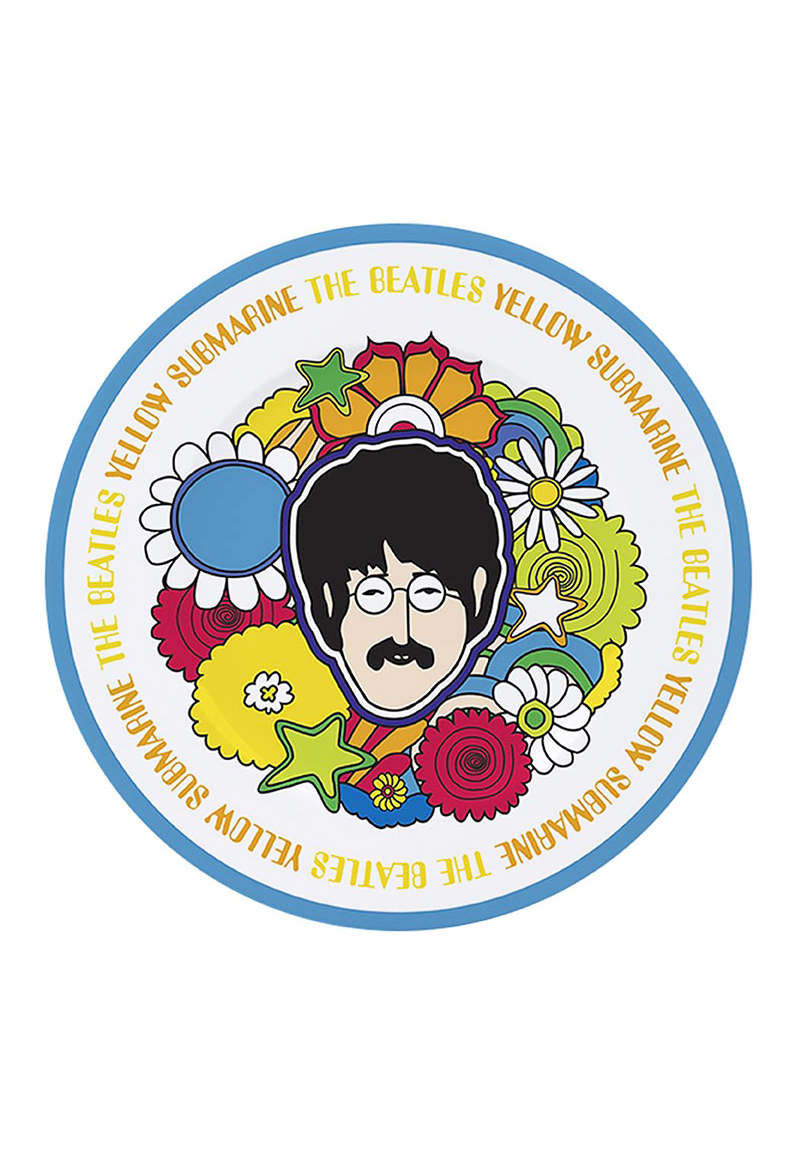 The Beatles - Yellow Sub Flowers - Plates | Neutral-Image