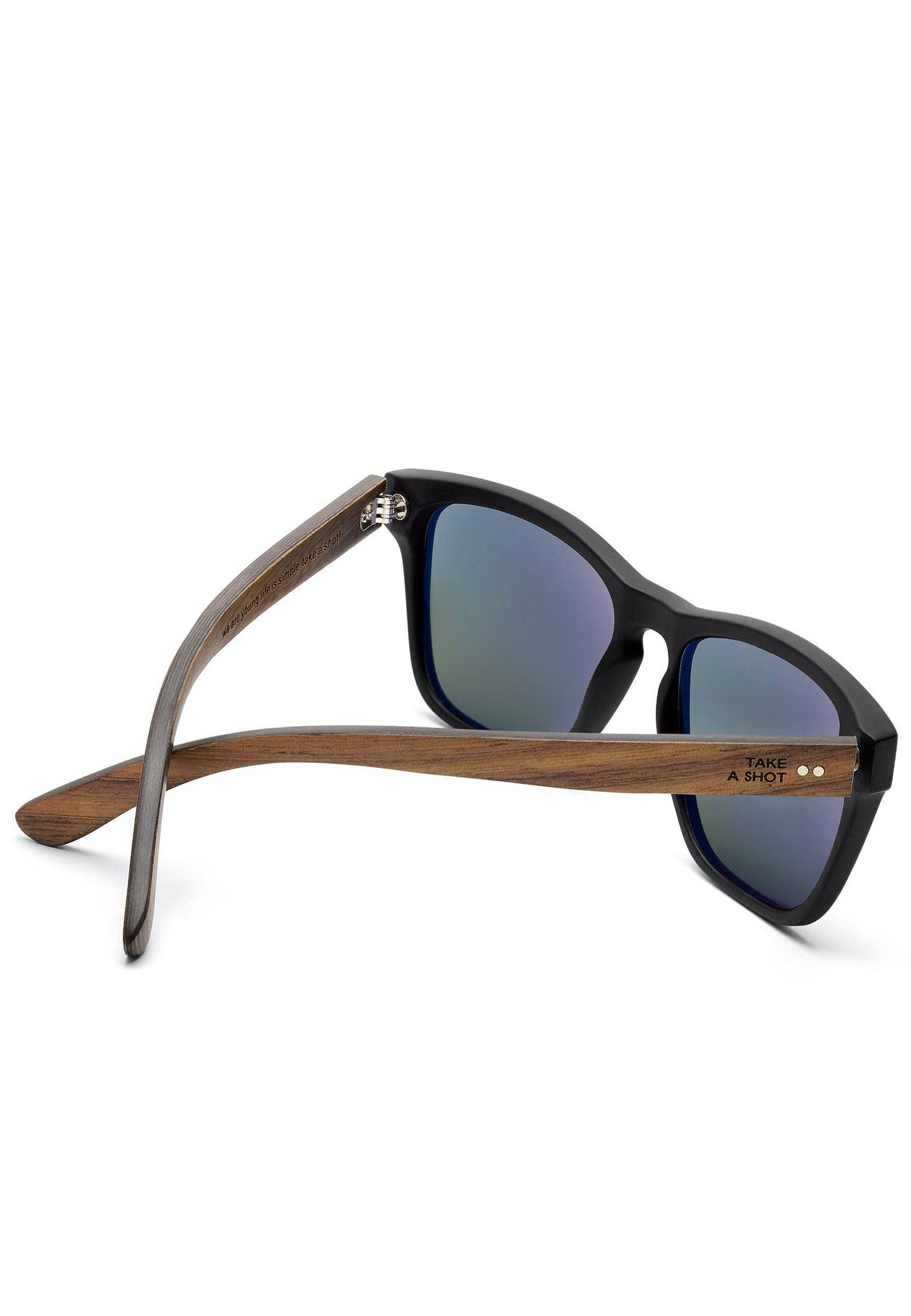 Take A Shot - The Nightingale 2.0 Walnut Polarized - Sunglasses | Neutral-Image