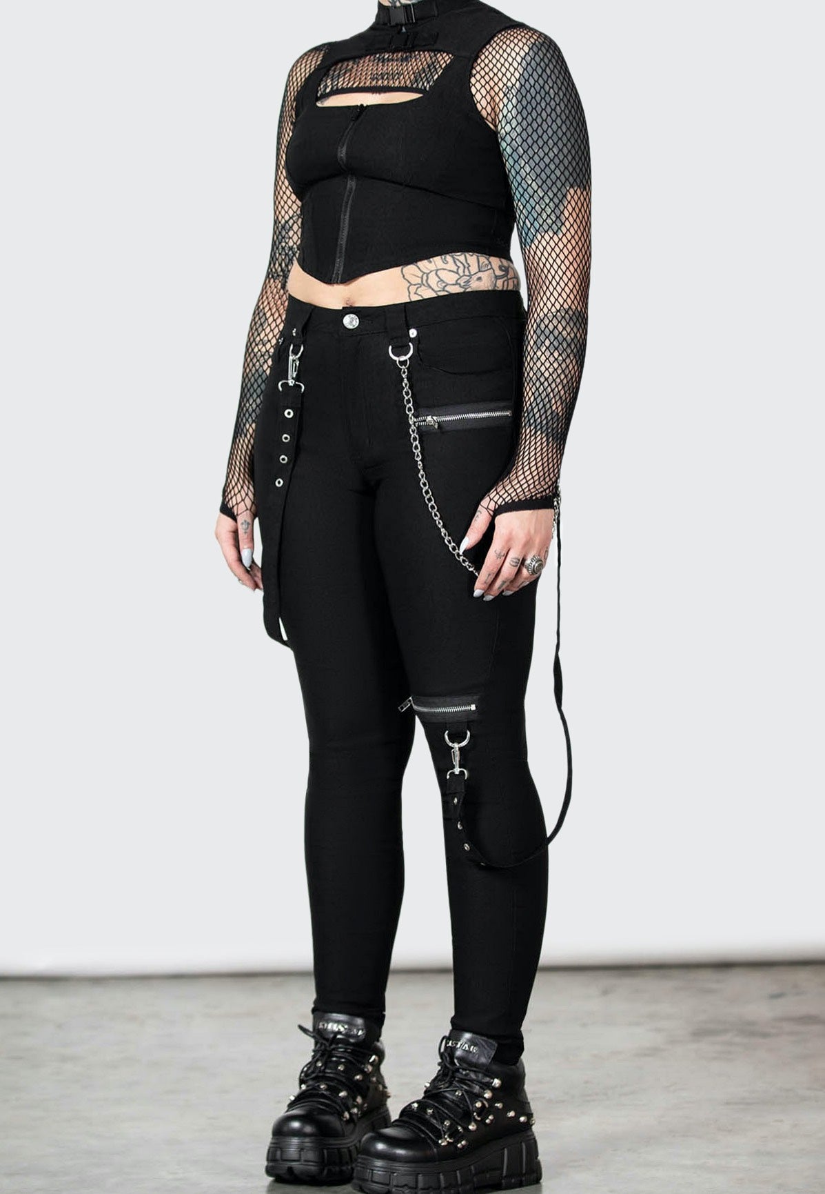 Killstar - The Rave Black - Jeans | Women-Image