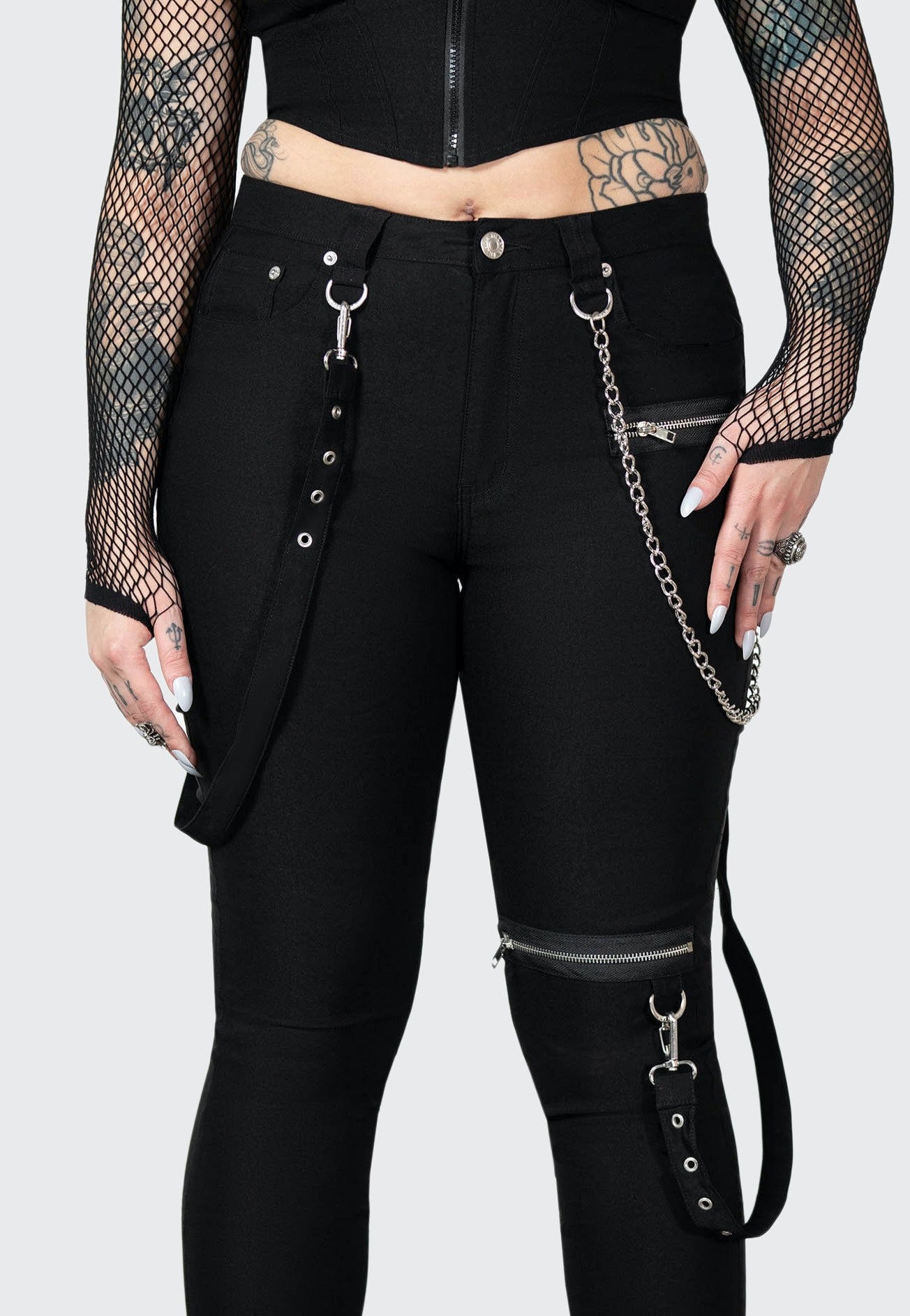 Killstar - The Rave Black - Jeans | Women-Image