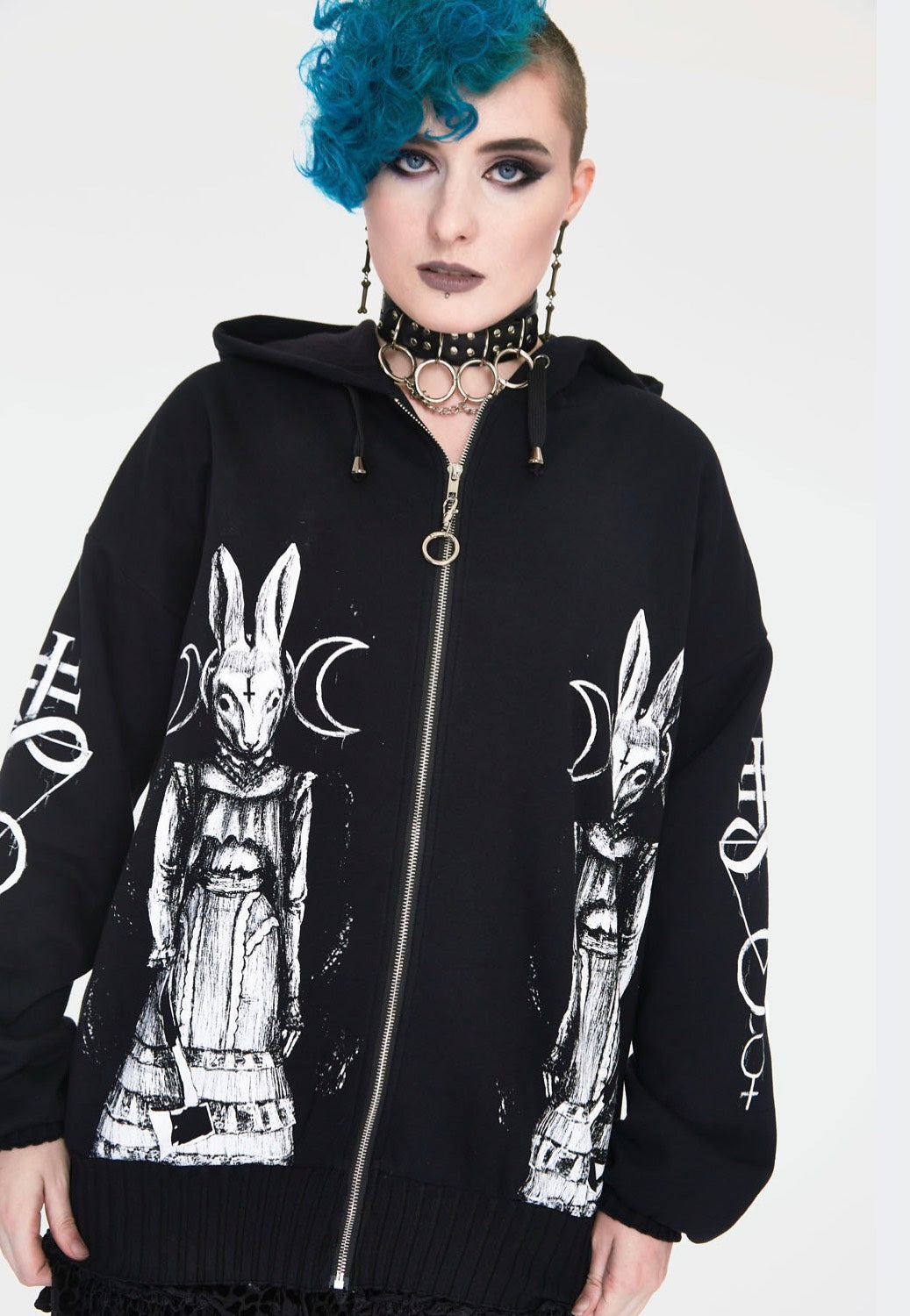 Jawbreaker - The Shining Rabbit Black - Zipper | Women-Image