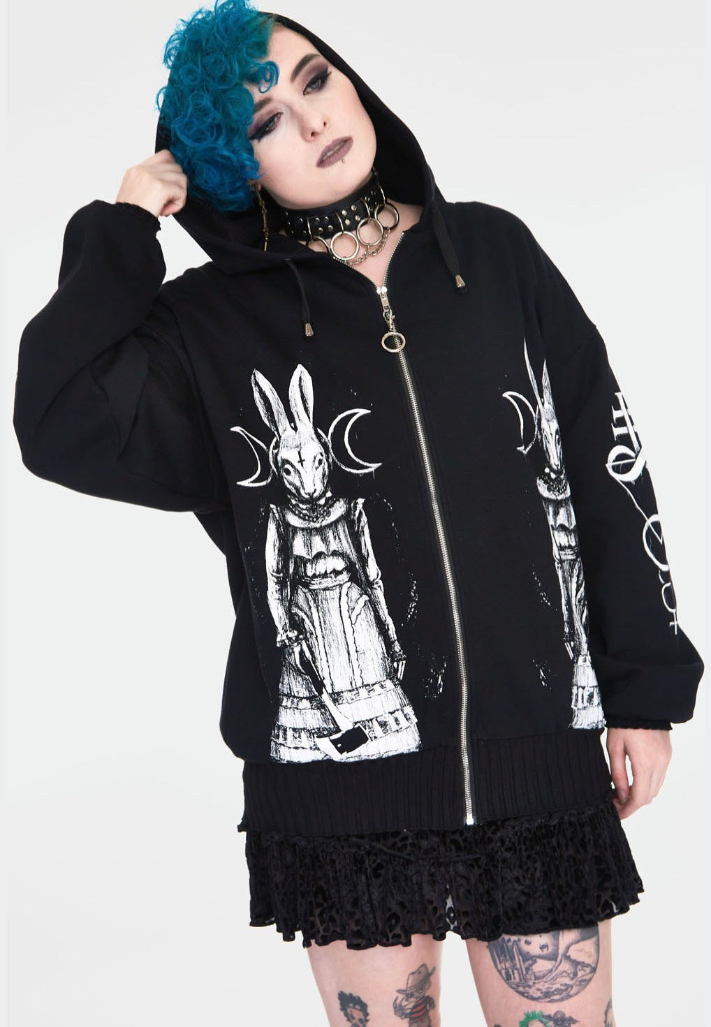 Jawbreaker - The Shining Rabbit Black - Zipper | Women-Image