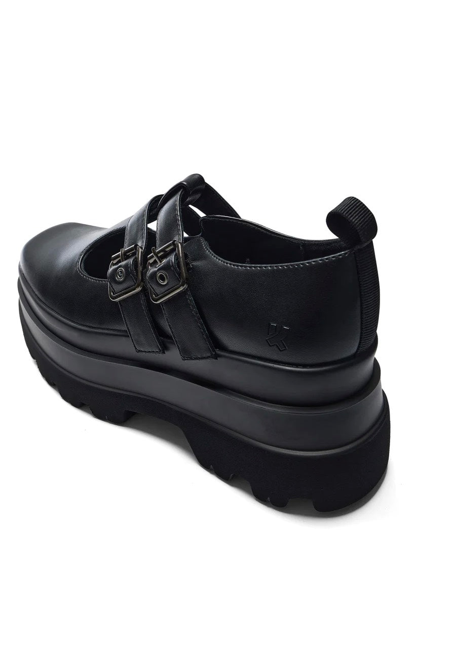 Koi Footwear - The Conquest Trident Mary Janes Black - Girl Shoes | Women-Image