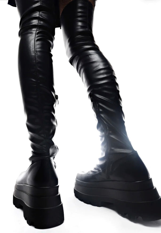 Koi Footwear - The Elevation Stretch Thigh High - Girl Shoes | Women-Image