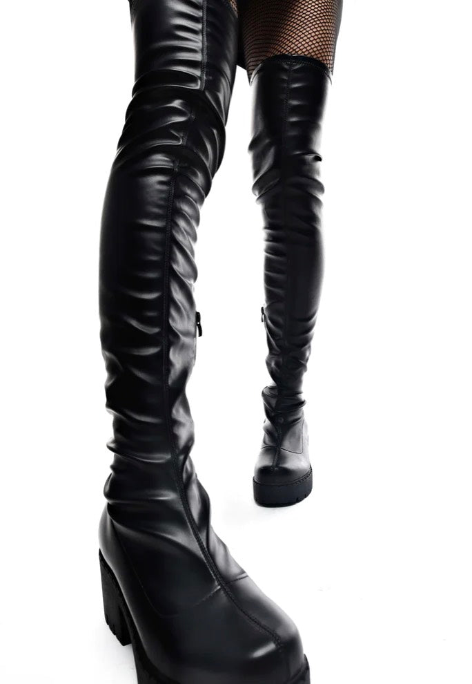 Koi Footwear - The Elevation Stretch Thigh High - Girl Shoes | Women-Image