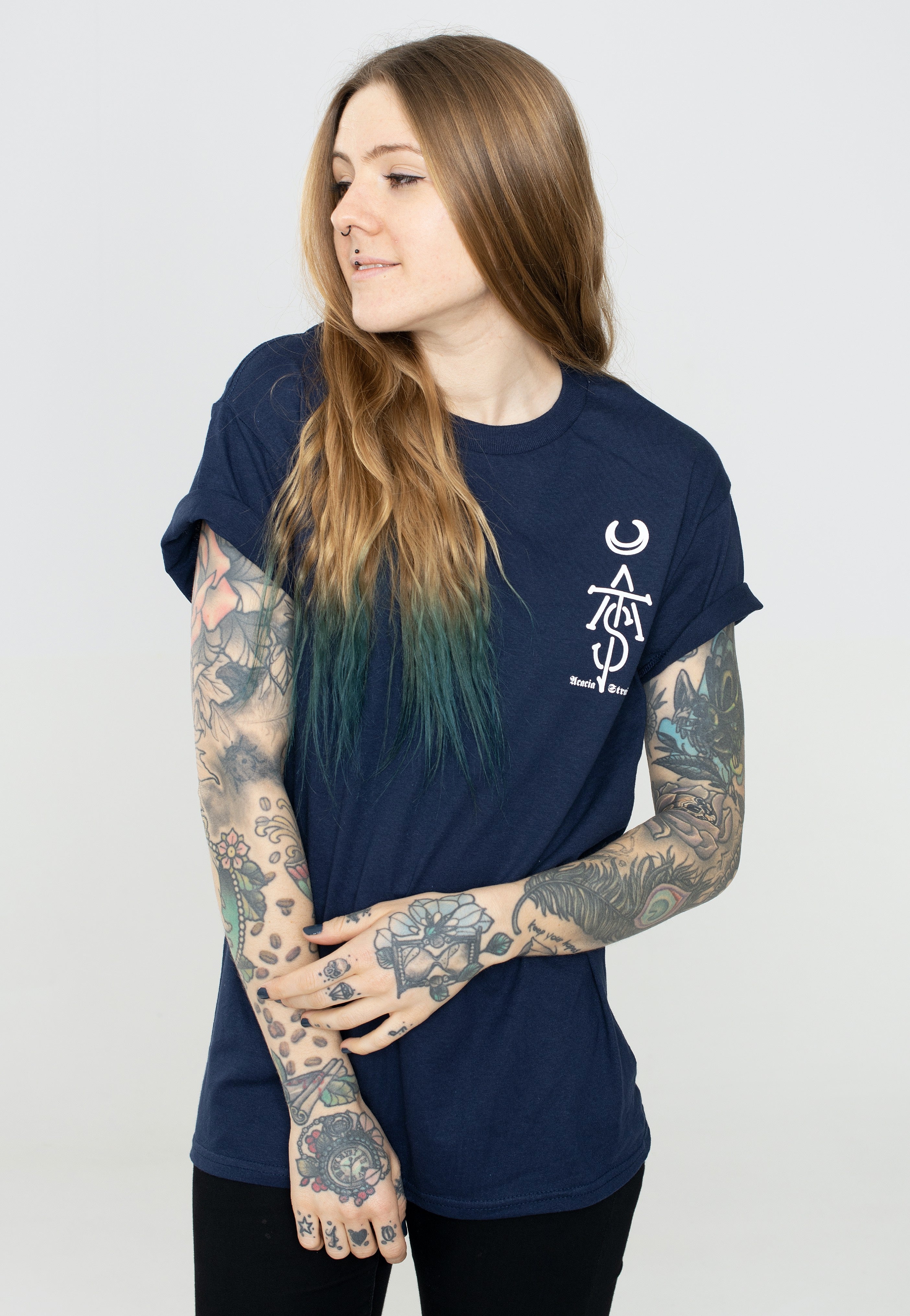 The Acacia Strain - Coffin Below The Waves Navy - T-Shirt | Women-Image