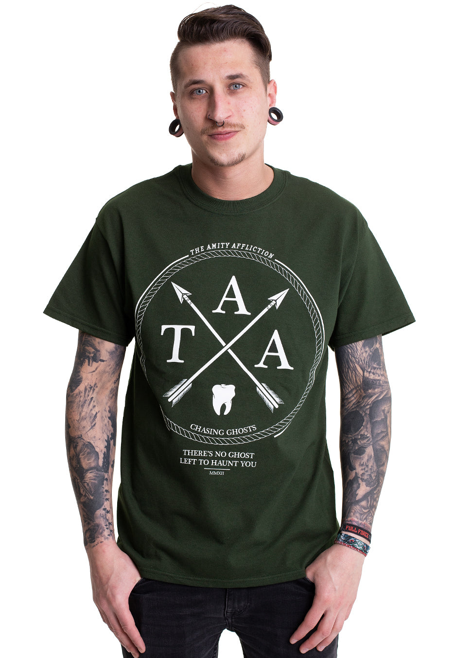 The Amity Affliction - Arrows Forest Green - T-Shirt | Men-Image