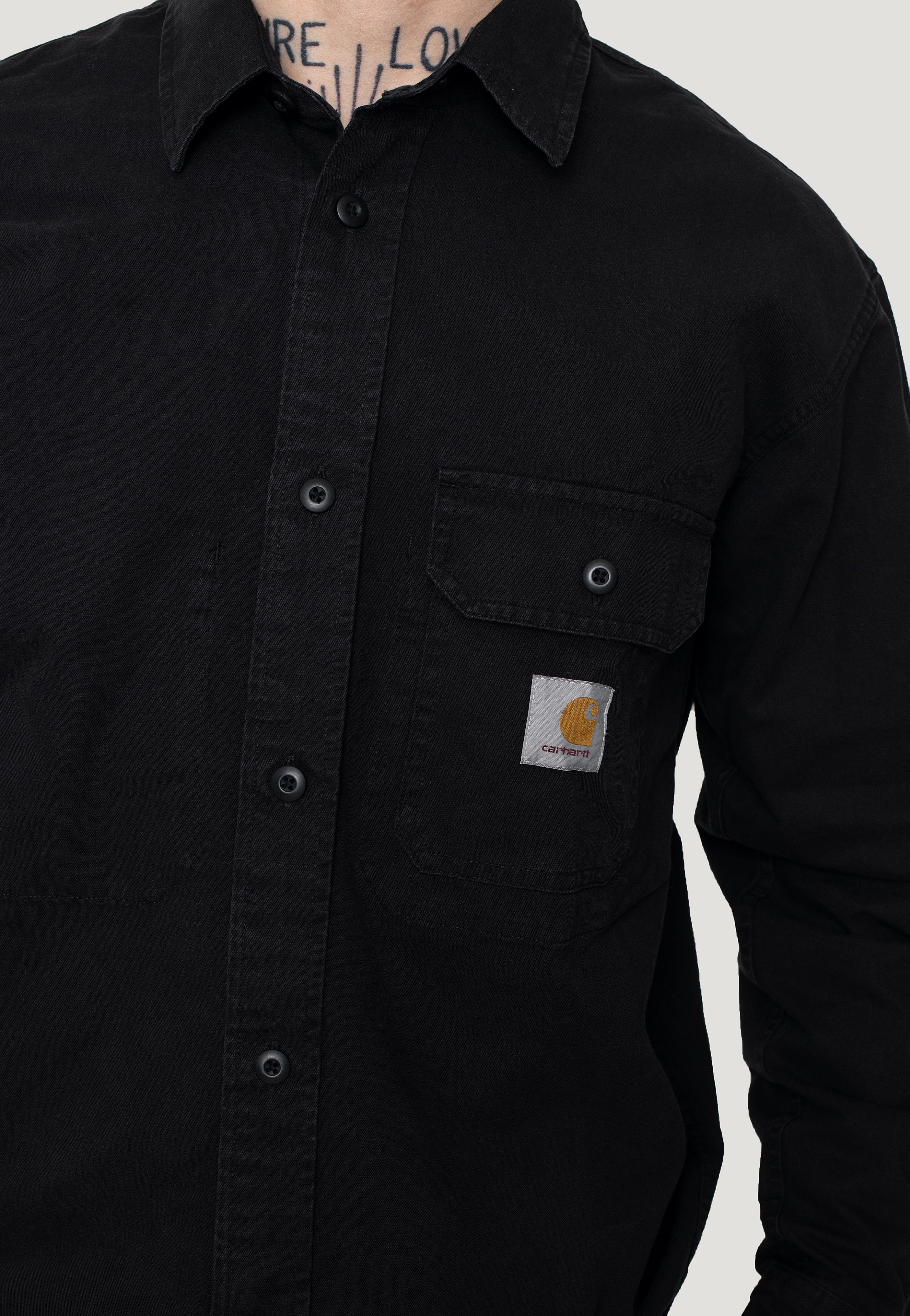 Carhartt WIP - Reno Garment Dyed Black - Jacket | Men-Image