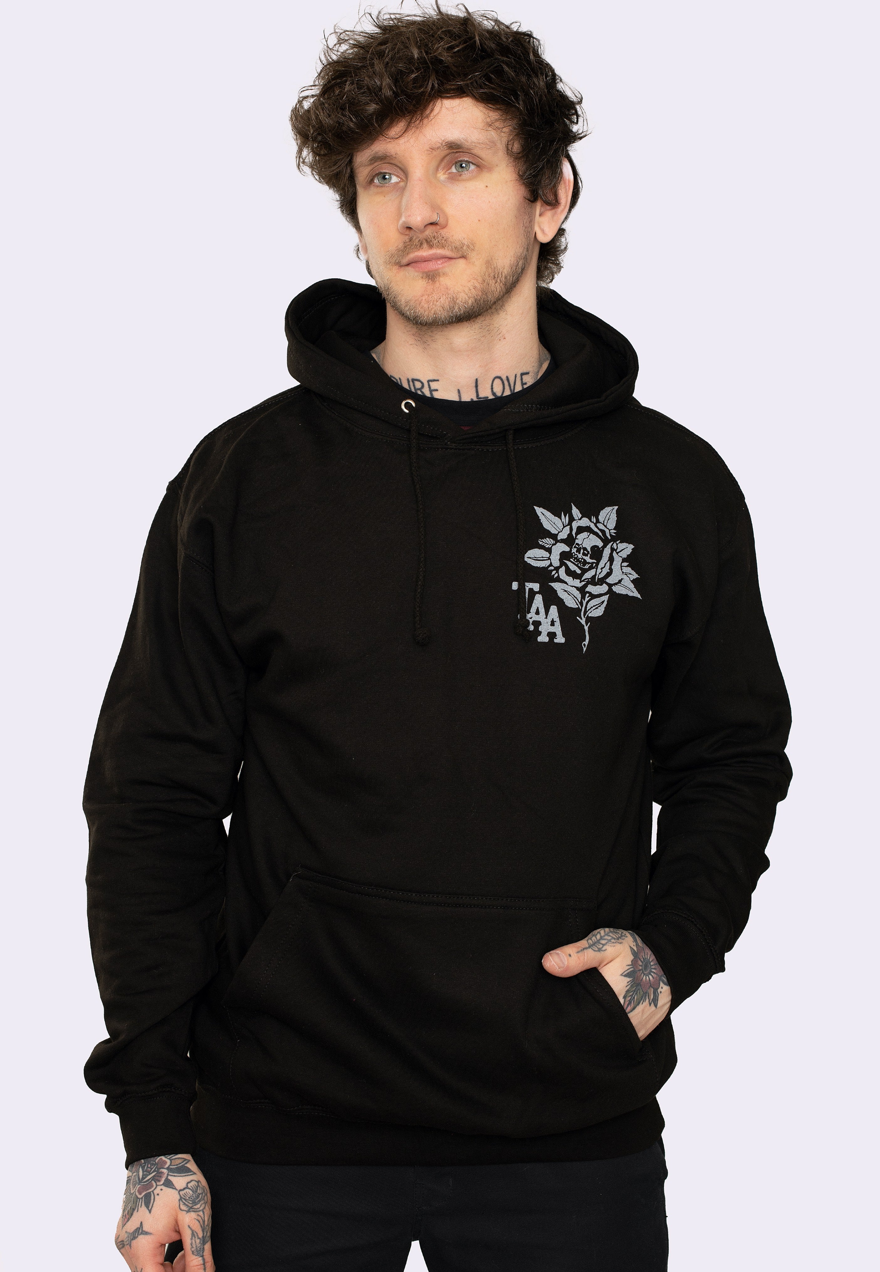 The Amity Affliction - DIAA Skull Rose - Hoodie | Men-Image