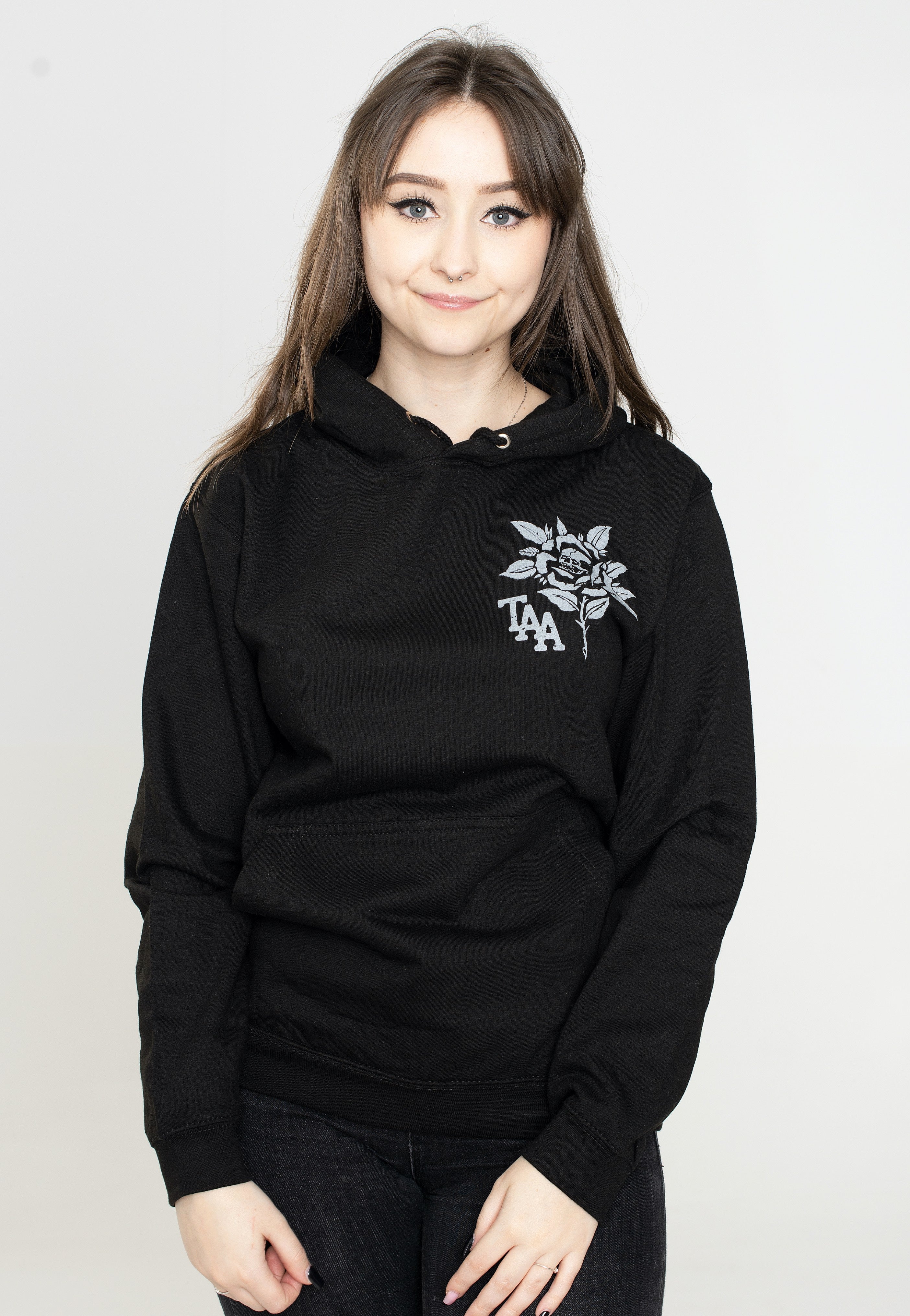 The Amity Affliction - DIAA Skull Rose - Hoodie | Women-Image