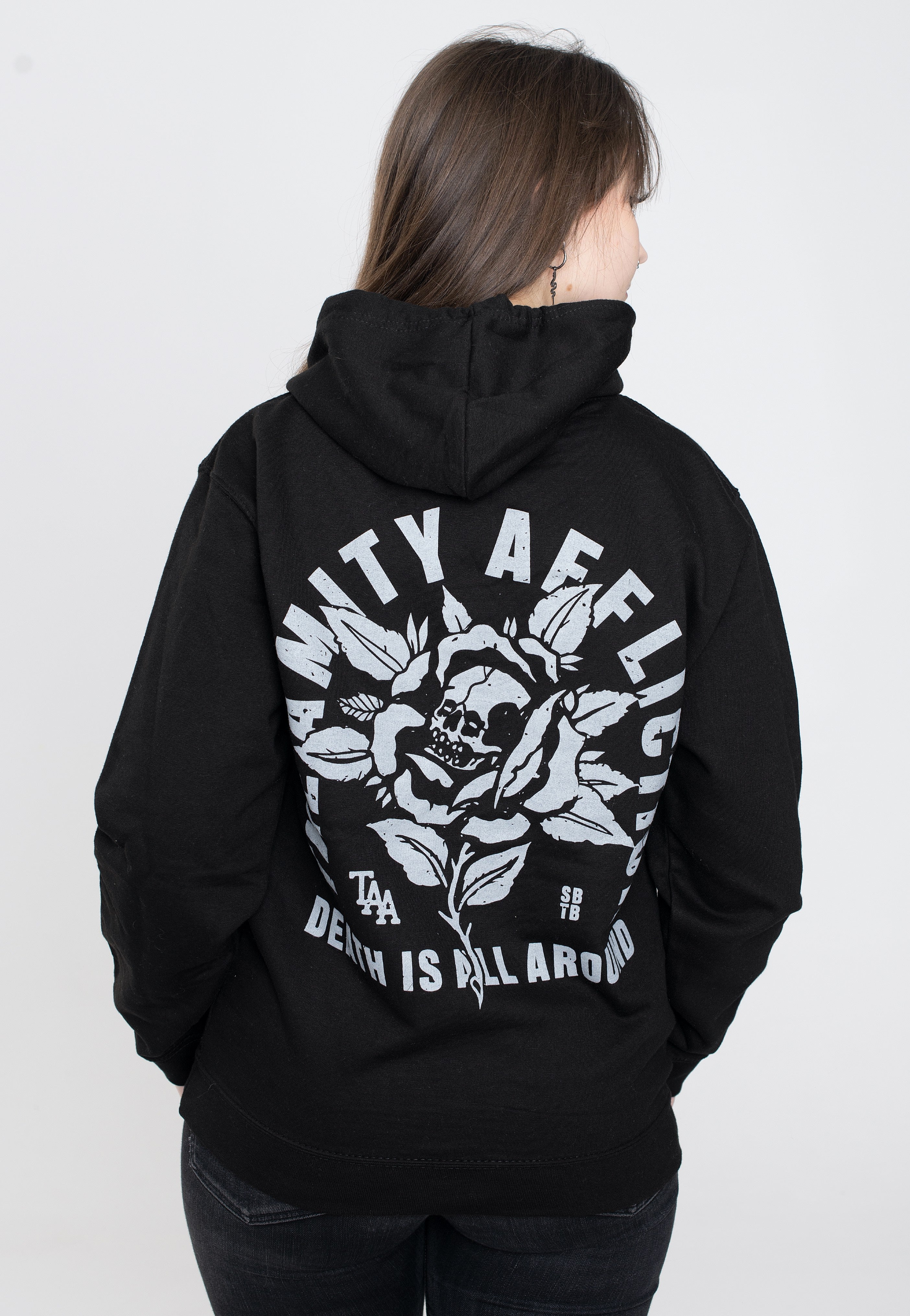 The Amity Affliction - DIAA Skull Rose - Hoodie | Women-Image