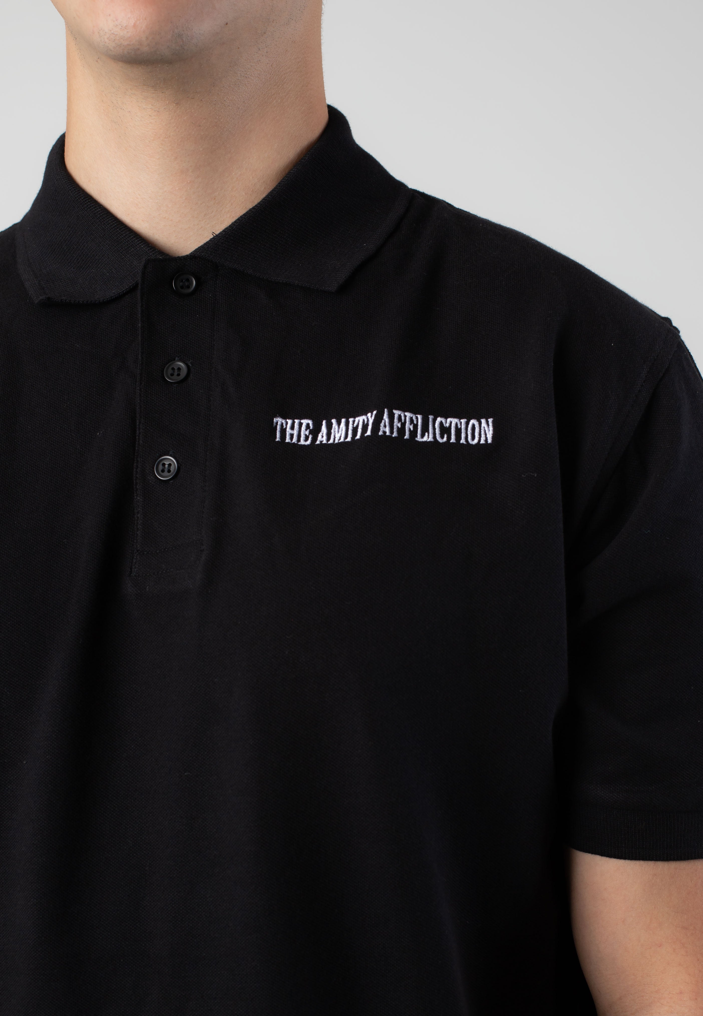 The Amity Affliction - Embroidered Logo Pocket - Polo | Men-Image