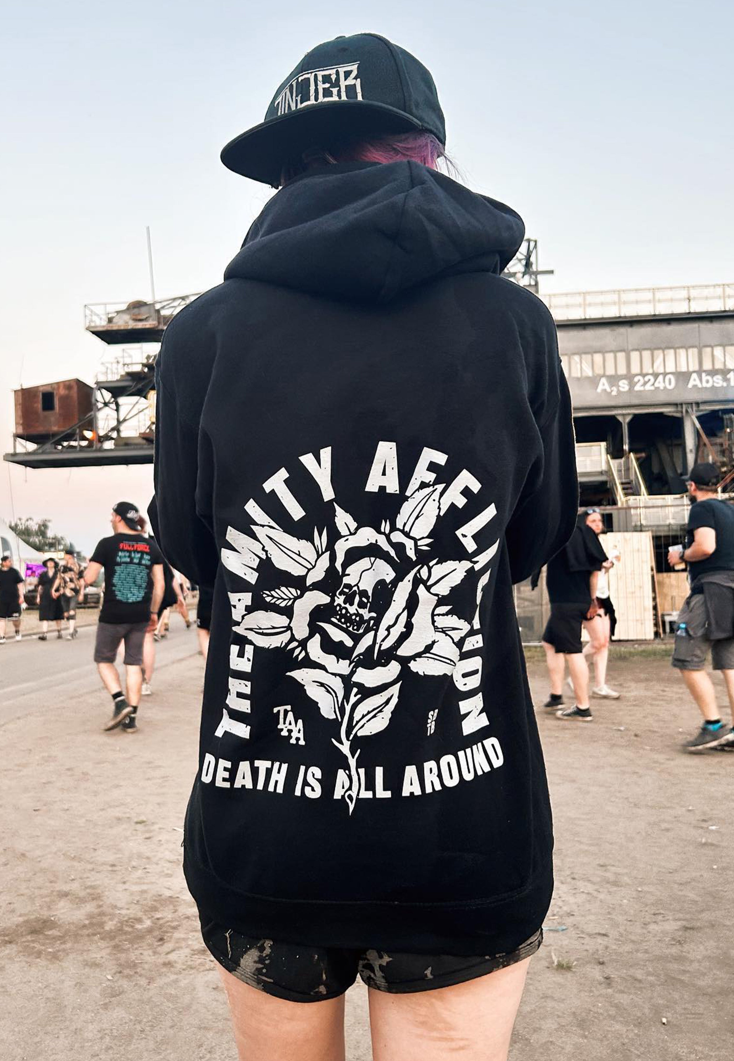 The Amity Affliction - DIAA Skull Rose - Hoodie | Women-Image