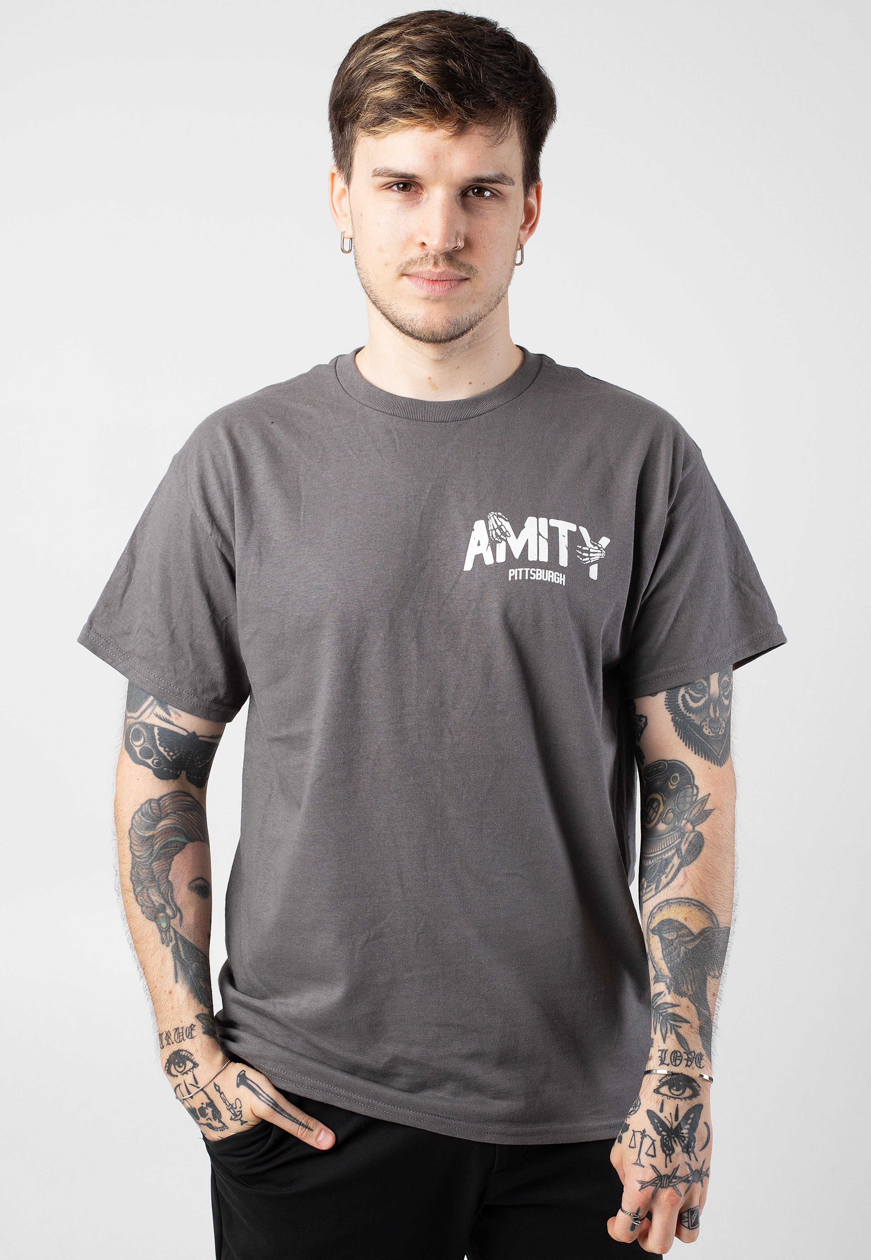 The Amity Affliction - Pittsburgh Charcoal - T-Shirt | Men-Image