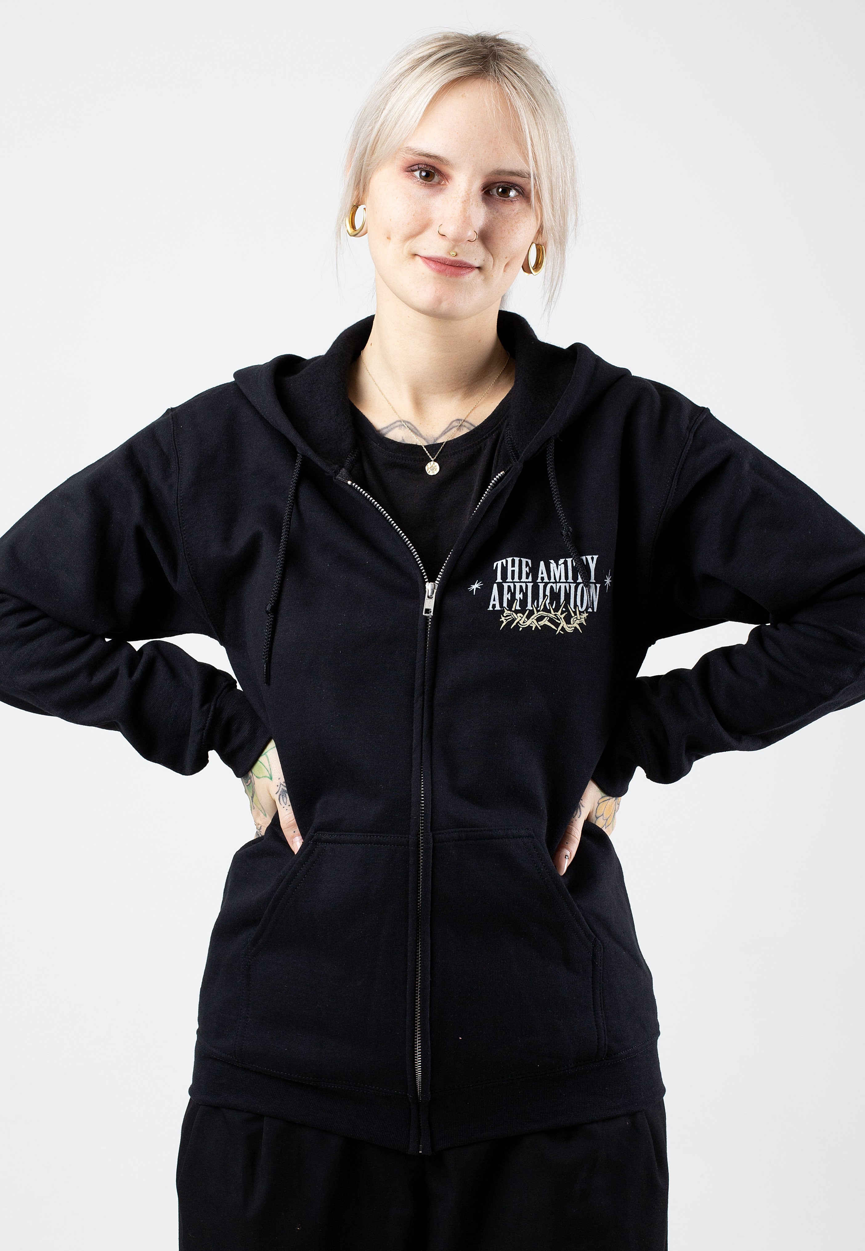 The Amity Affliction - Skull Crown - Zipper | Women-Image