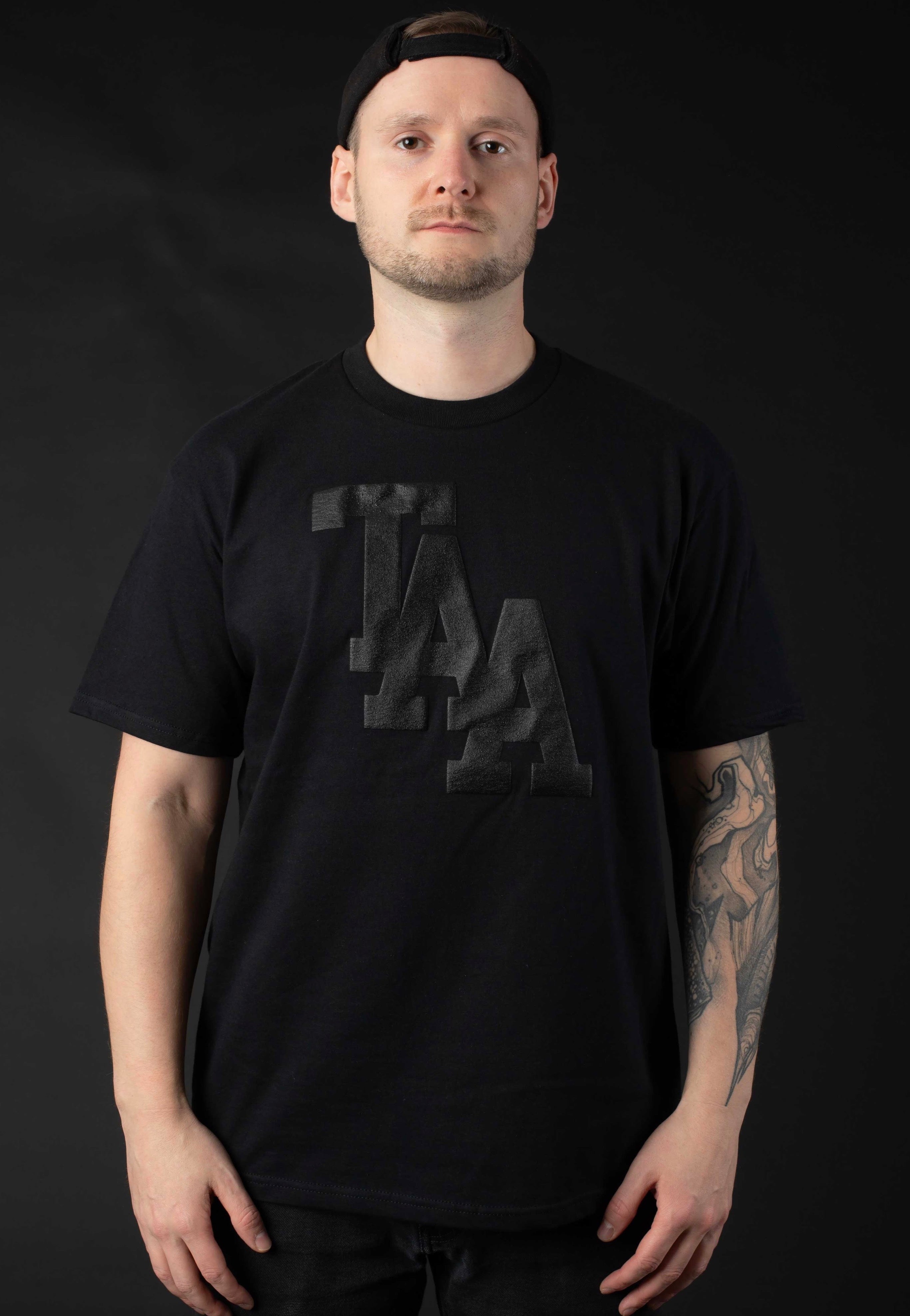 The Amity Affliction - TAA Logo Limited Black On Black - T-Shirt | Men-Image