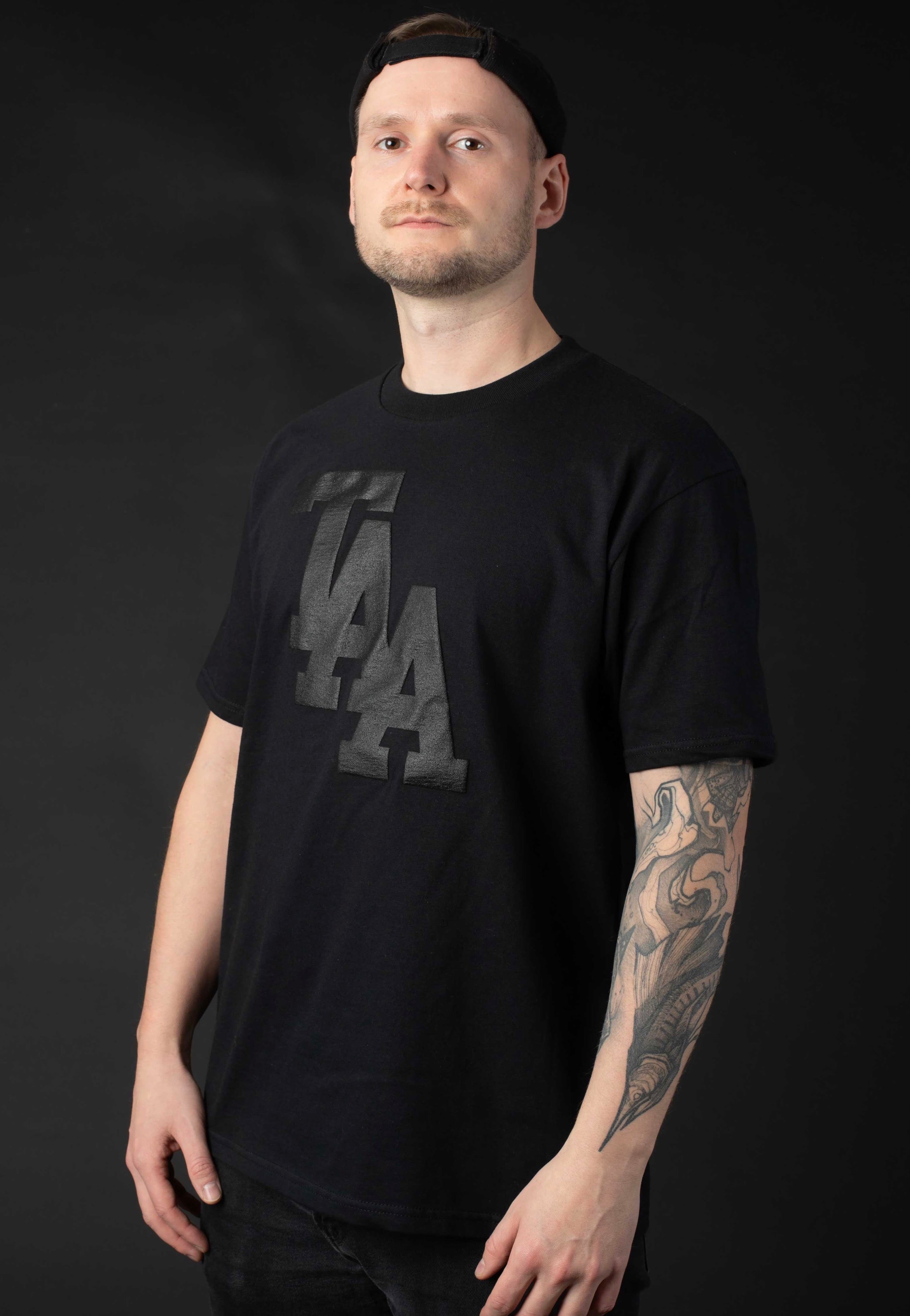 The Amity Affliction - TAA Logo Limited Black On Black - T-Shirt | Men-Image