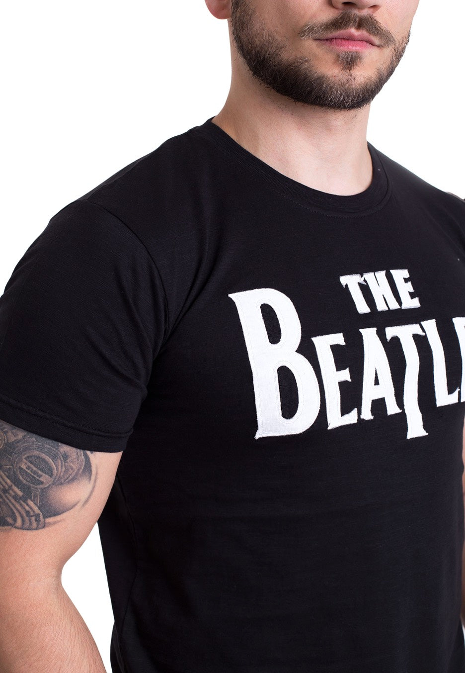 The Beatles - Drop T Logo Applique - T-Shirt | Men-Image