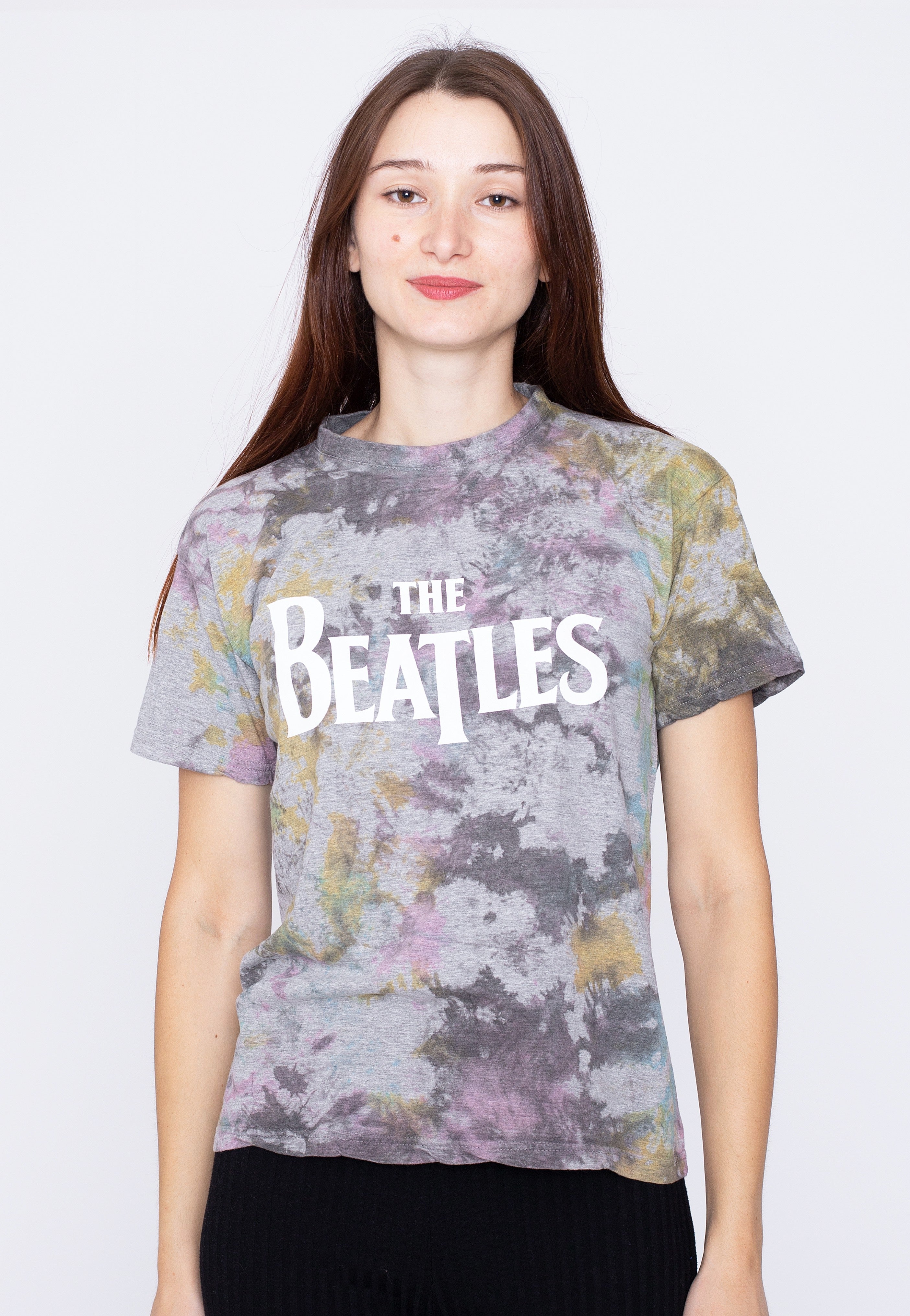 The Beatles - Drop T Logo Dip Dye - T-Shirt | Women-Image