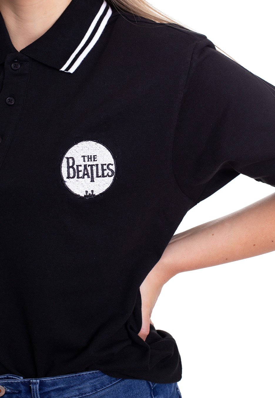 The Beatles - Drum Logo - Polo | Women-Image