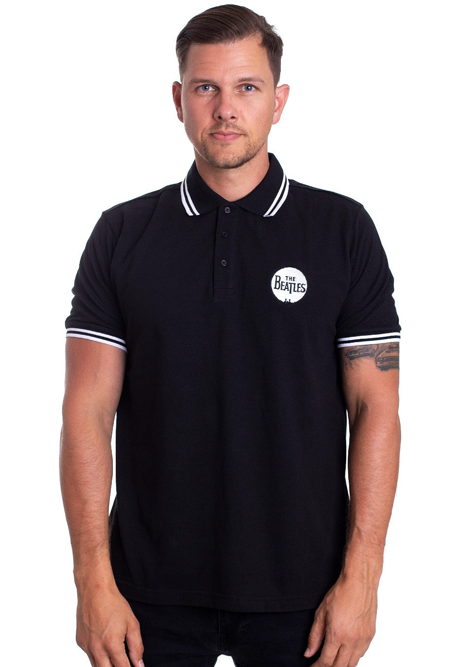 The Beatles - Drum Logo - Polo | Men-Image