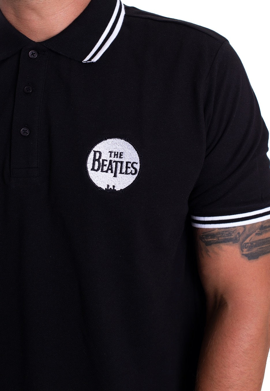 The Beatles - Drum Logo - Polo | Men-Image