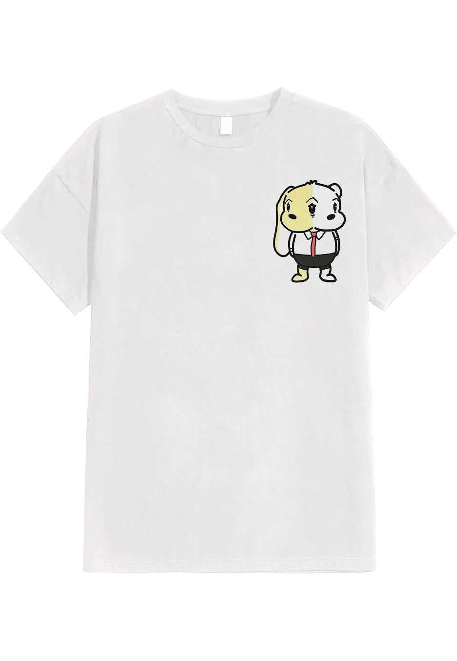 The Bunny The Bear - Half Bunny Half Bear White - T-Shirt | Neutral-Image