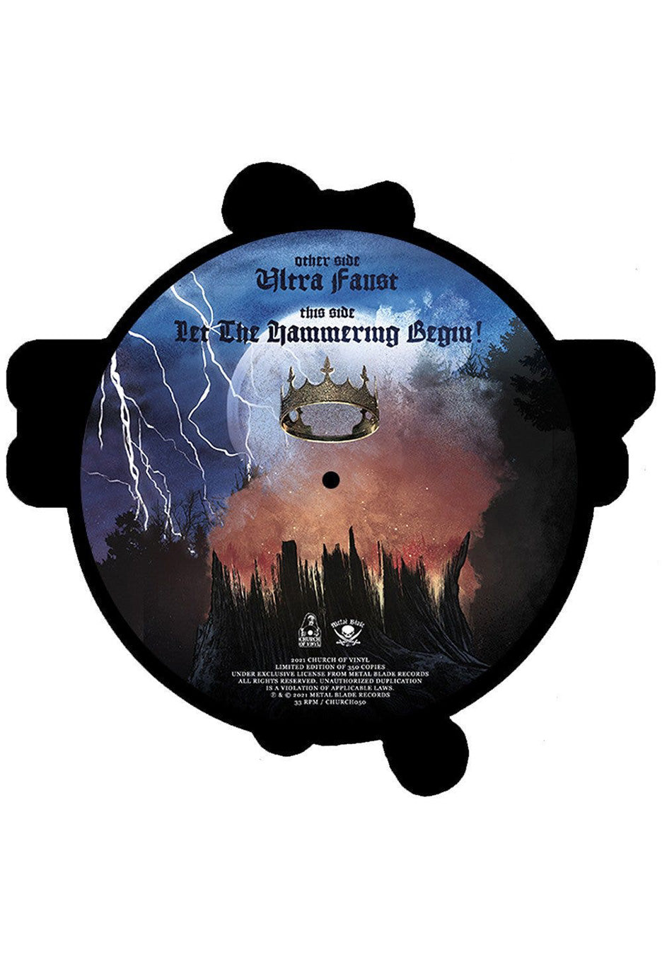 The Crown - Ultra Faust Shape - Colored Vinyl | Neutral-Image